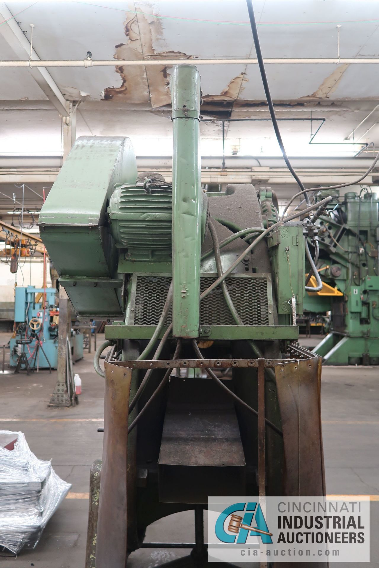 56 TON JOHNSON MODEL 5FW OBI PRESS; S/N 55199, 4" STROKE, 3" ADJ., 9" SHUT HEIGHT, 100 SPM - Image 4 of 14