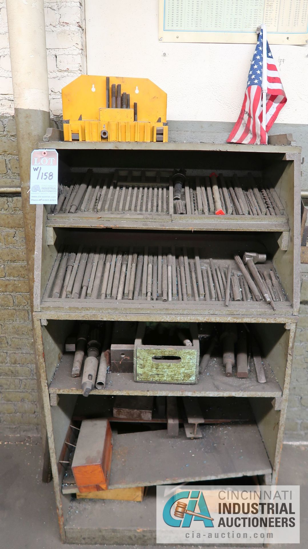 WOOD CABINETS CONTAINING DRILL TOOLING - Image 6 of 11