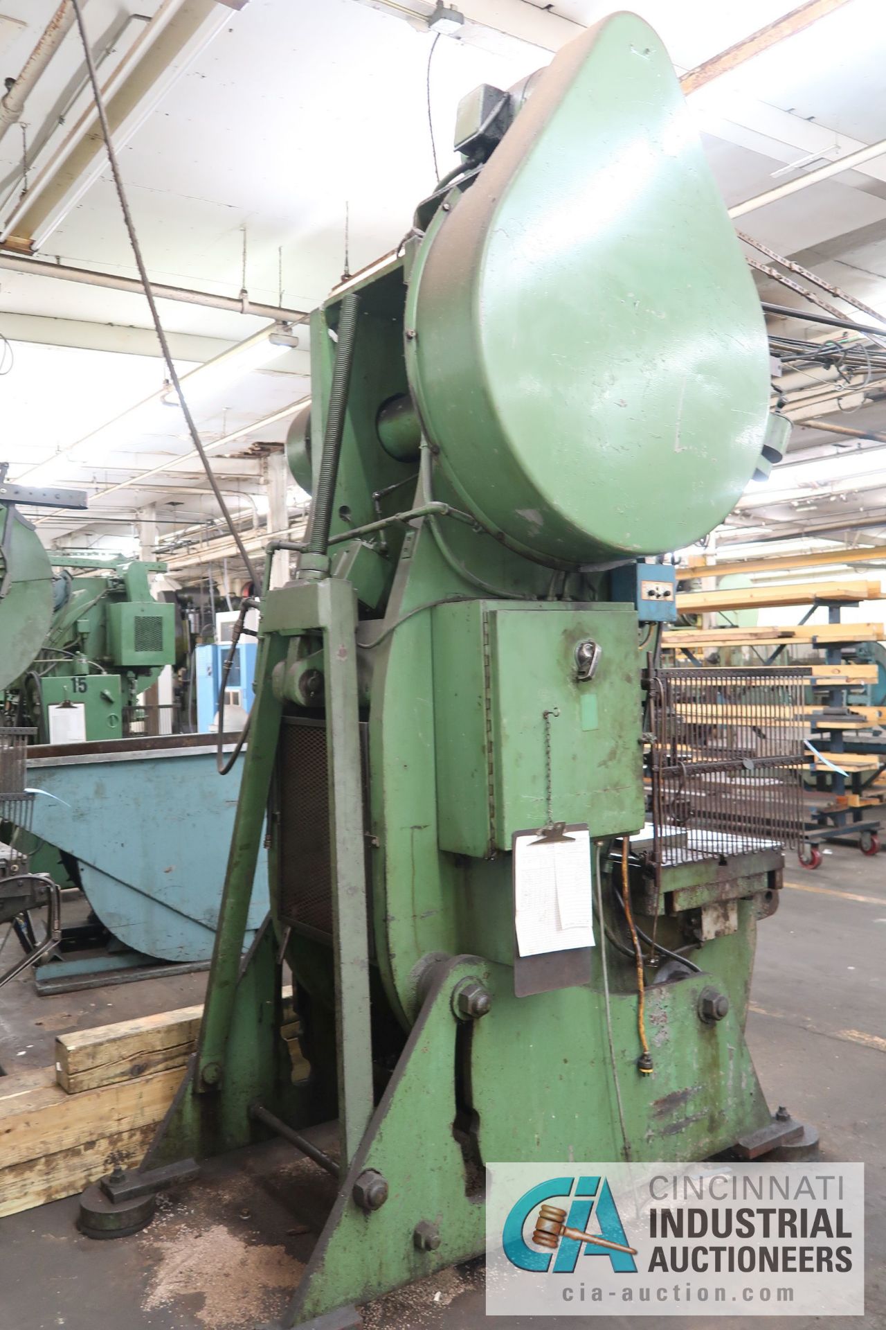 75 TON NIAGARA MODEL A75 OBI PRESS; S/N 39638, 4" STROKE, 15-3/4" SHUT HEIGHT, 3-3/4" ADJ., 36" X - Image 4 of 13