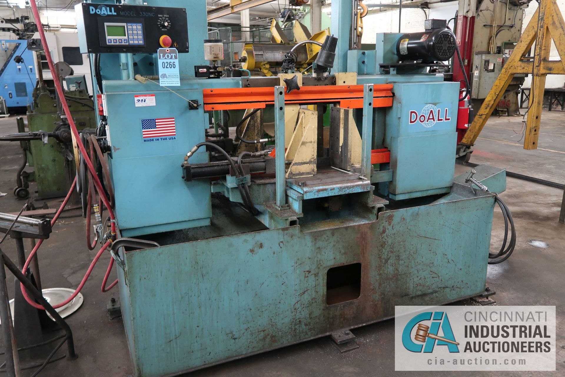 13" X 14" DOALL MODEL C-330NC CNC HORIZONTAL BAND SAW; S/N 552-02102, DRO - Image 15 of 16