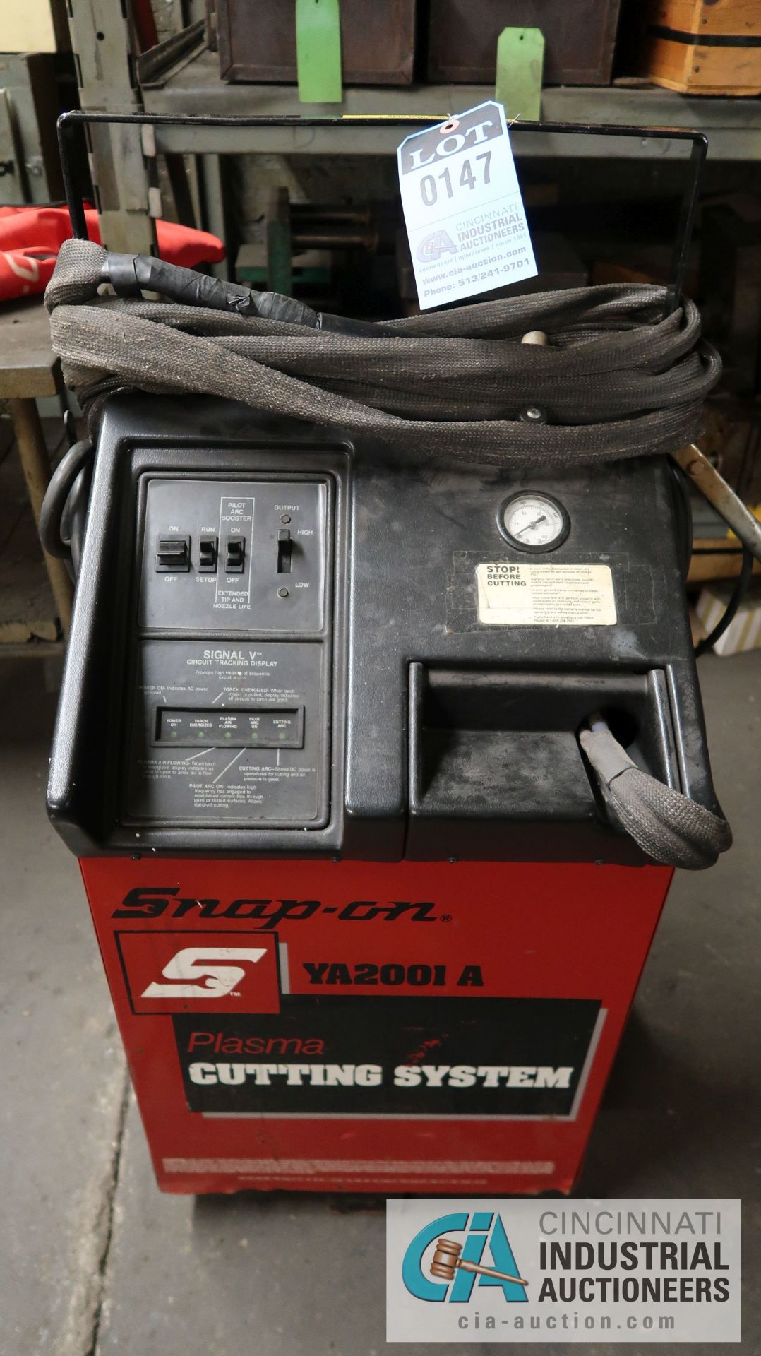 SNAP-ON MODEL YA2001-A PLASMA CUTTING SYSTEM