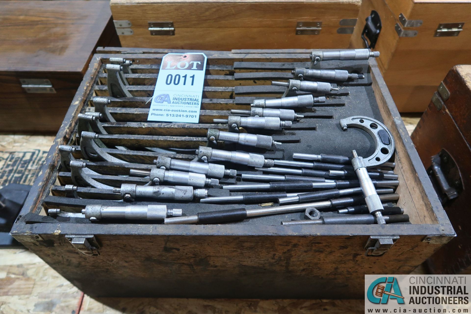 (12 PIECES) PHASE II 1" - 12" MICROMETER SET