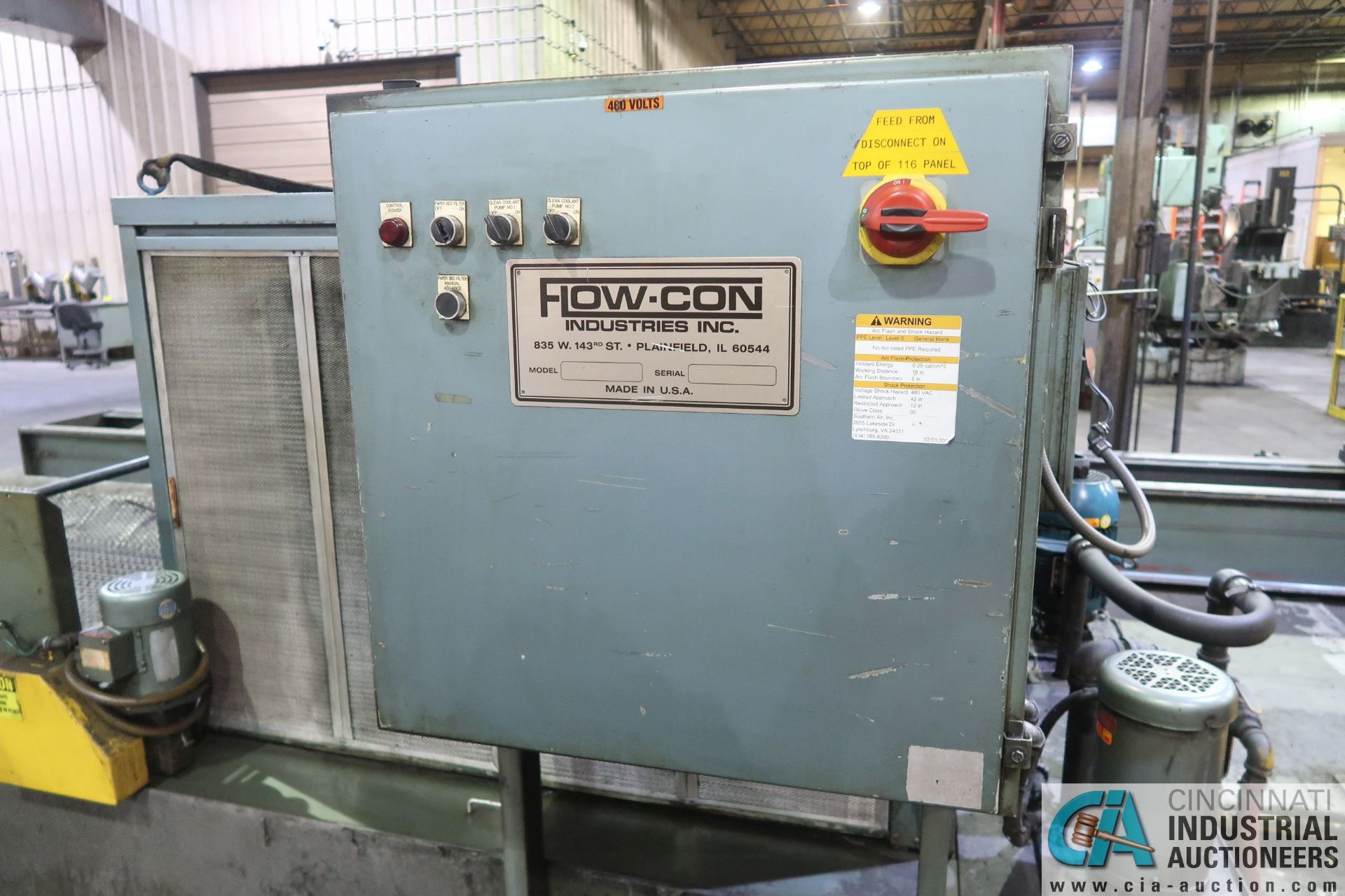 FLOW-CON MODEL RBLS-50 COOLANT CHILLER SYSTEM; S/N 5456-98, R-22 REFRIGERANT - Image 6 of 10