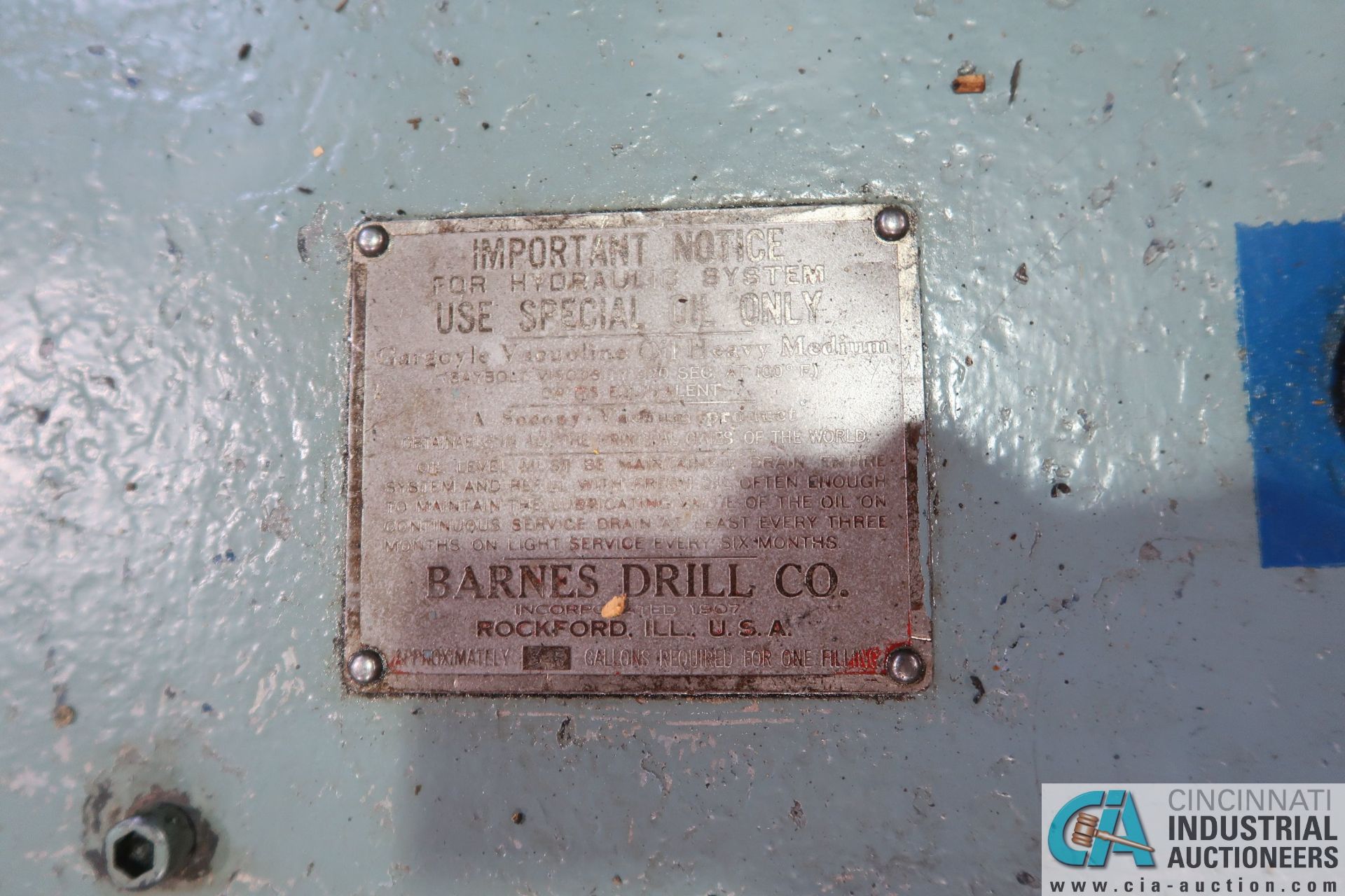 10' BARNES DRILL #3 HORIZONTAL HONE **NO HONE BARS - TO BE SOLD SEPARATE** - Image 17 of 17