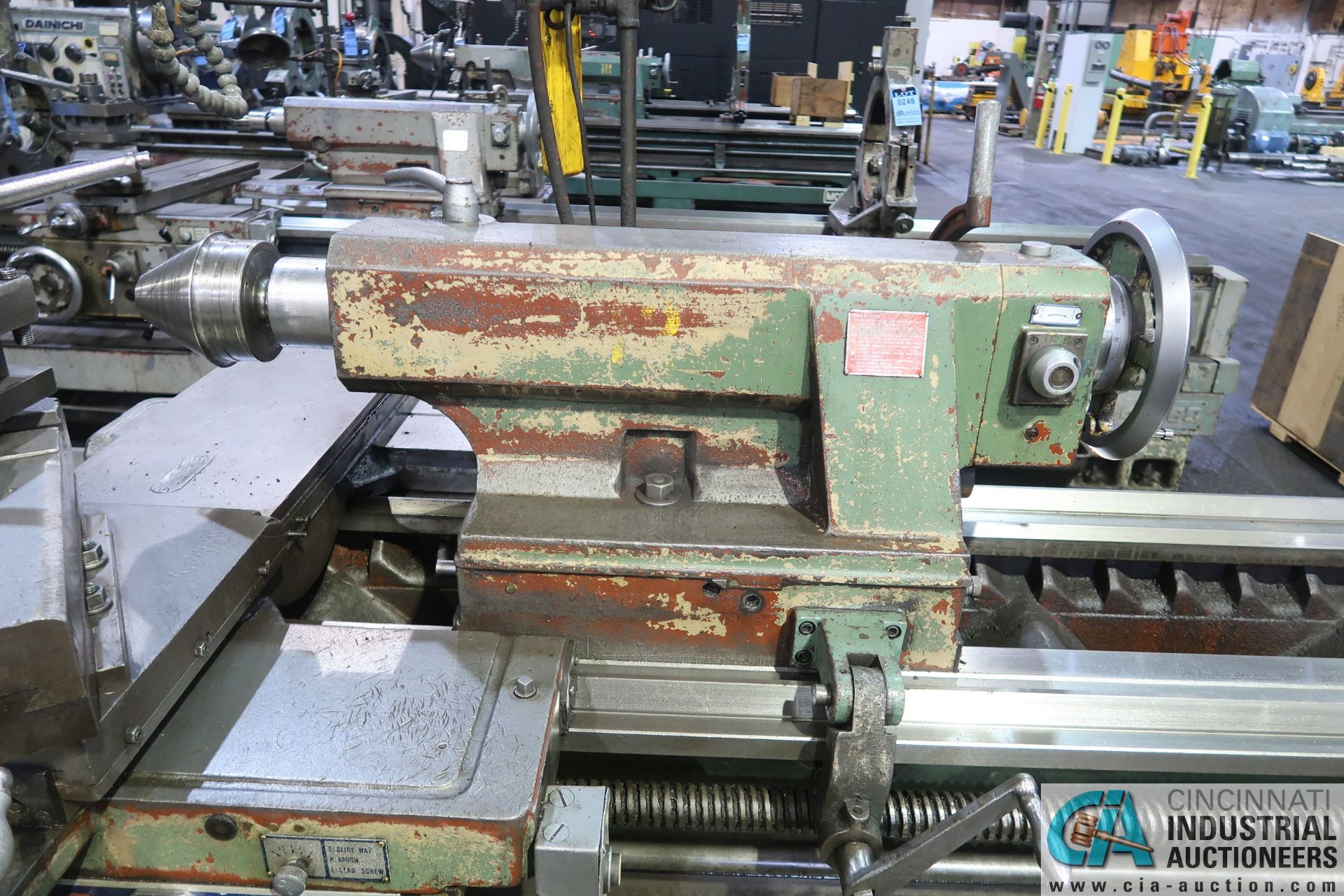 25" X 144" KINGSTON MODEL HR-4000 GEARED HEAD ENGINE LATHE; S/N N/A, REMOVABLE GAP, VS DRIVE, 20" - Image 12 of 15