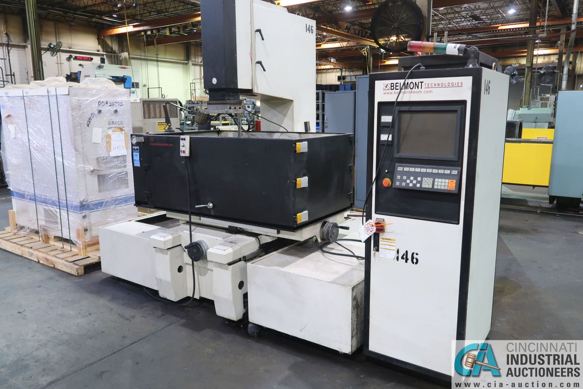 BELMONT MODEL MAXICUT MX-256 CNC DIE SINKER EDM; 22" X-AXIS, 18" Y-AXIS, 17" Z-AXIS, 39" X 21" - Image 2 of 15