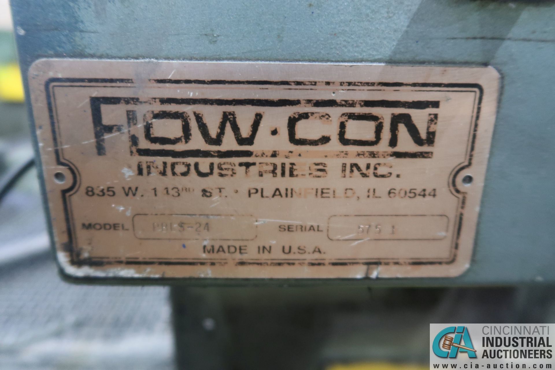 FLOW-CON MODEL PBLS-24 FLATBED COOLANT FILTER; S/N 5751 - Image 5 of 8