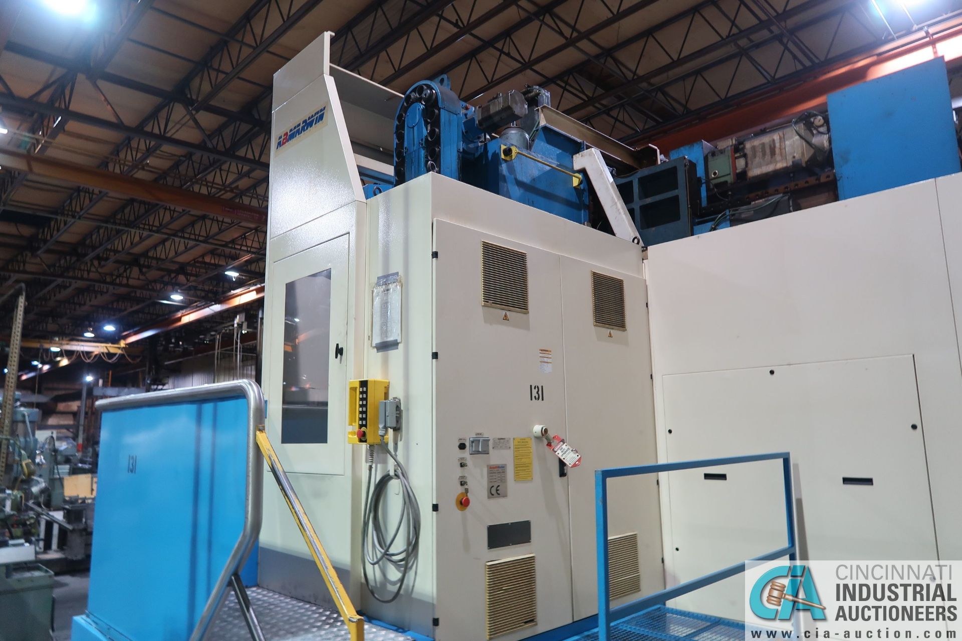 AB MARWIN ASQUITH BUTLER TYPE HPF FIVE-AXIS CNC MACHINING CENTER; S/N 6096, UPDATED HEIDENHAIN - Image 18 of 23