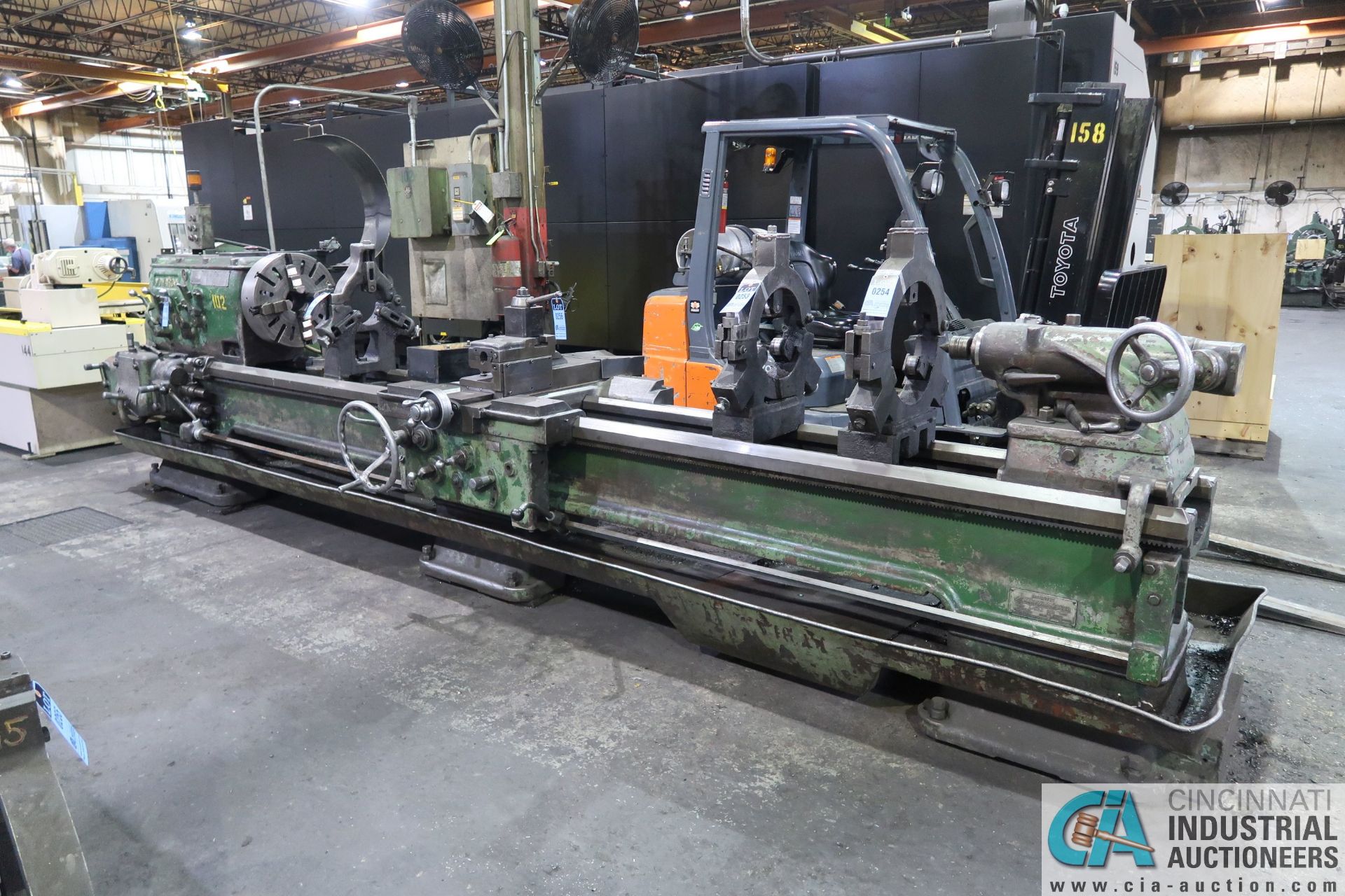 30" X 144" MONARCH CAT SIZE 20" CM GEARED HEAD ENGINE LATHE; S/N 39581