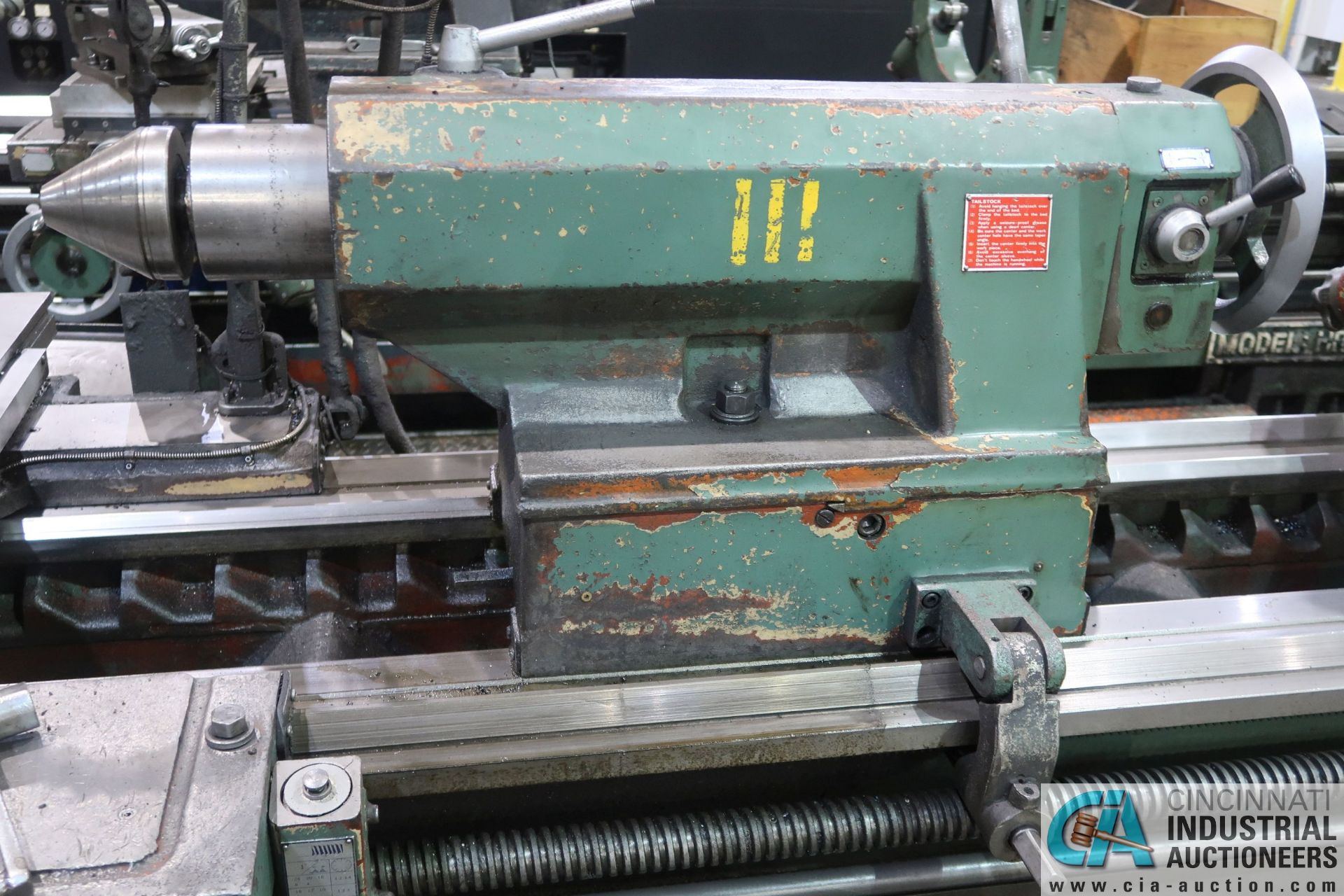 30" X 160" KINGSTON MODEL HR-4000 HEAVY DUTY GEARED HEAD ENGINE LATHE; S/N 048702276, 20 HP, - Image 15 of 19