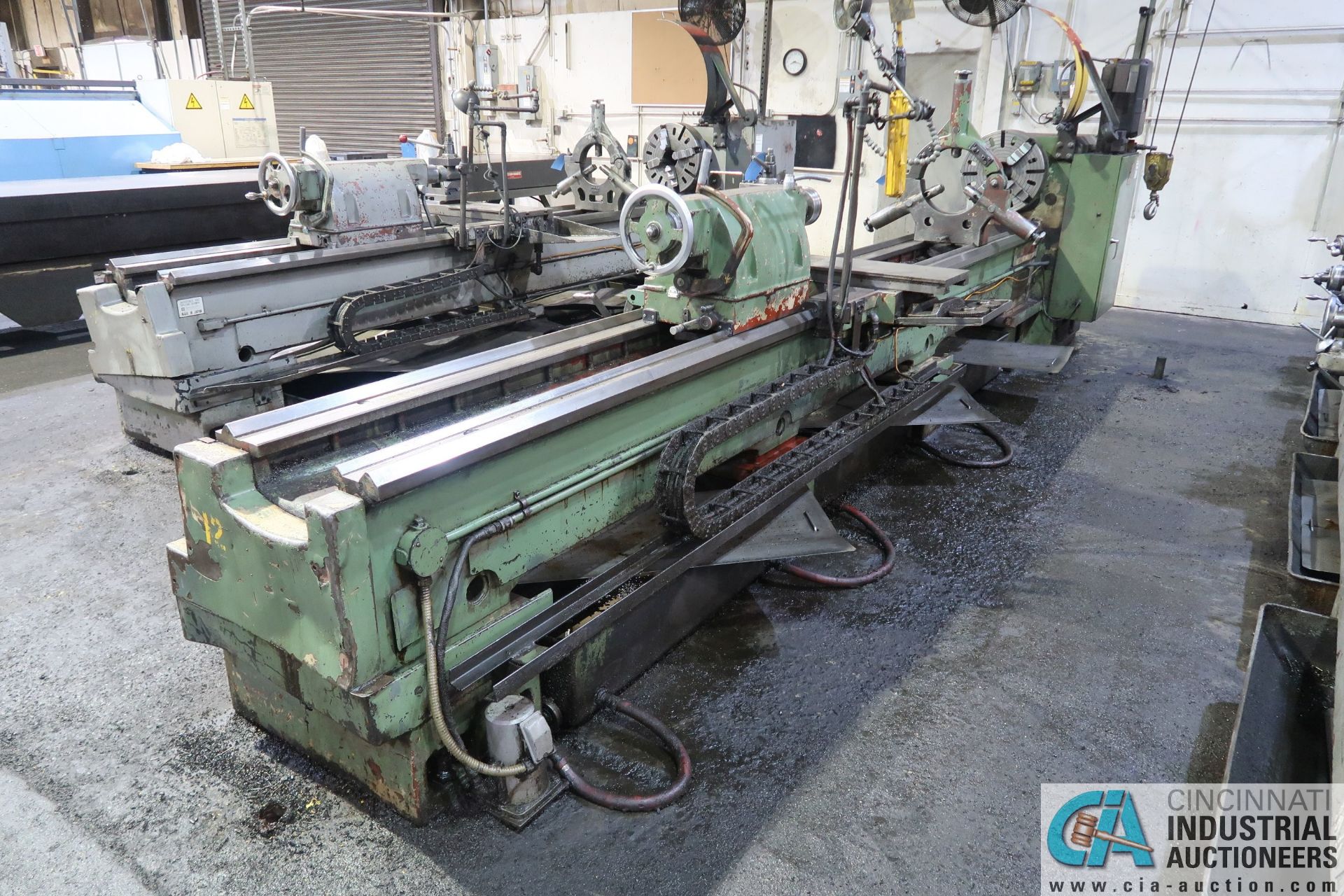 25" X 144" KINGSTON MODEL HR-4000 GEARED HEAD ENGINE LATHE; S/N N/A, REMOVABLE GAP, VS DRIVE, 20" - Image 4 of 15