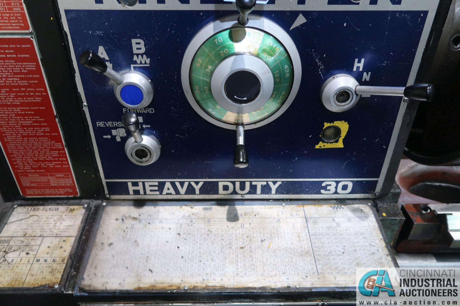 30" X 160" KINGSTON MODLE HR-4000 HEAVY DUTY GEARED HEAD ENGINE LATHE; S/N A4870215G, 20 HP, - Image 6 of 17