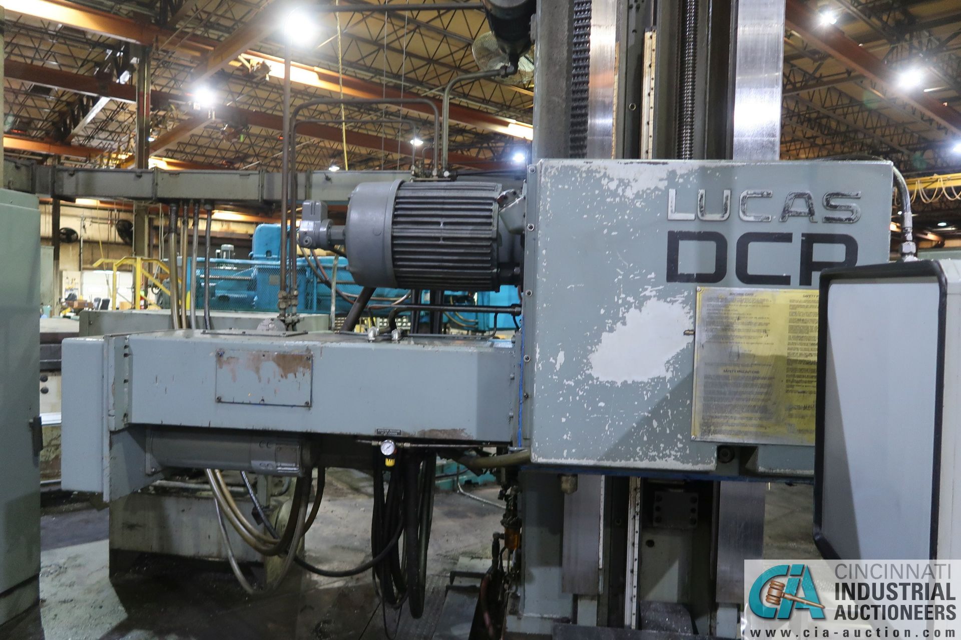 LUCAS MODEL 30-DCP76 CNC HORIZONTAL BORING MILL; S/N 30DC0510, 5' X 7' TABLE, DYNAPATH 50 CONTROL - Image 17 of 18