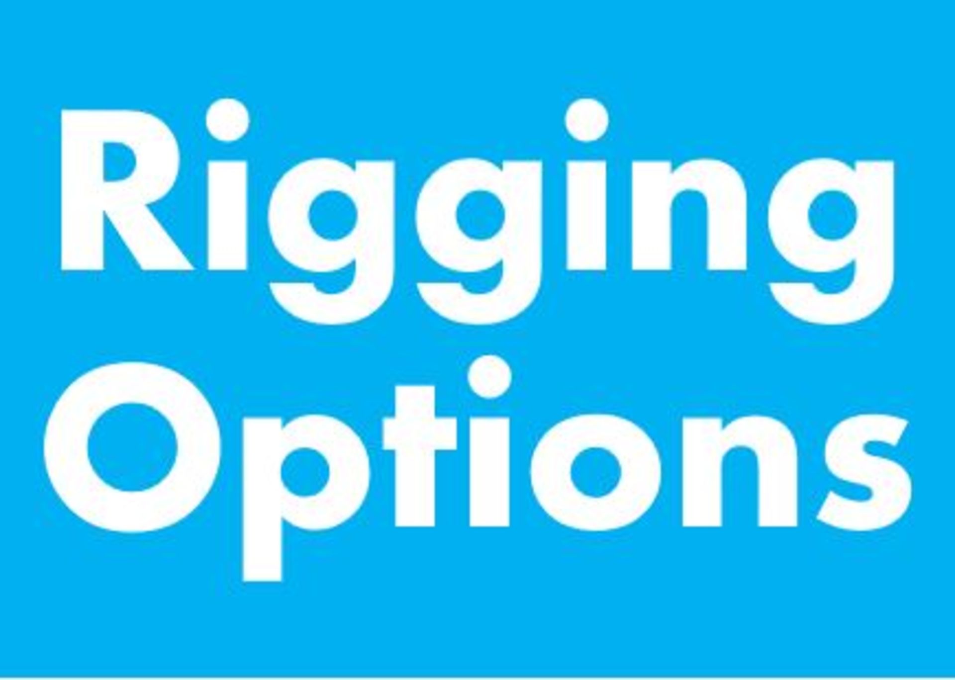 Rigging Options - Click here for a full list of riggers that have signed up for this auction