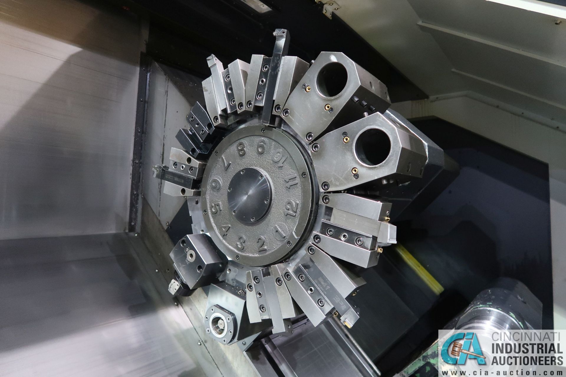 DOOSAN PUMA 600XLM CNC TURNING CENTER WITH MILLING; S/N ML0166-000035, FANUC 32I MODEL A, - Image 9 of 23