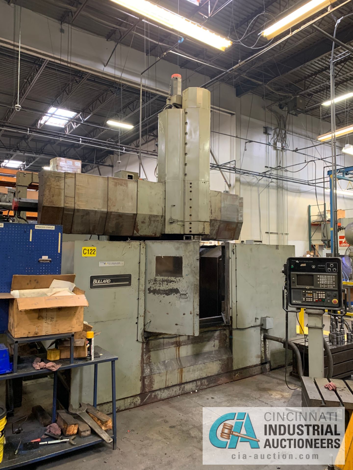 46" BULLARD / DEVLIEG CNC VERTICAL TURNING CENTER; ANUC SERIES 18-T CONTROL, 46" CHUCK, 54" MAX - Image 2 of 20