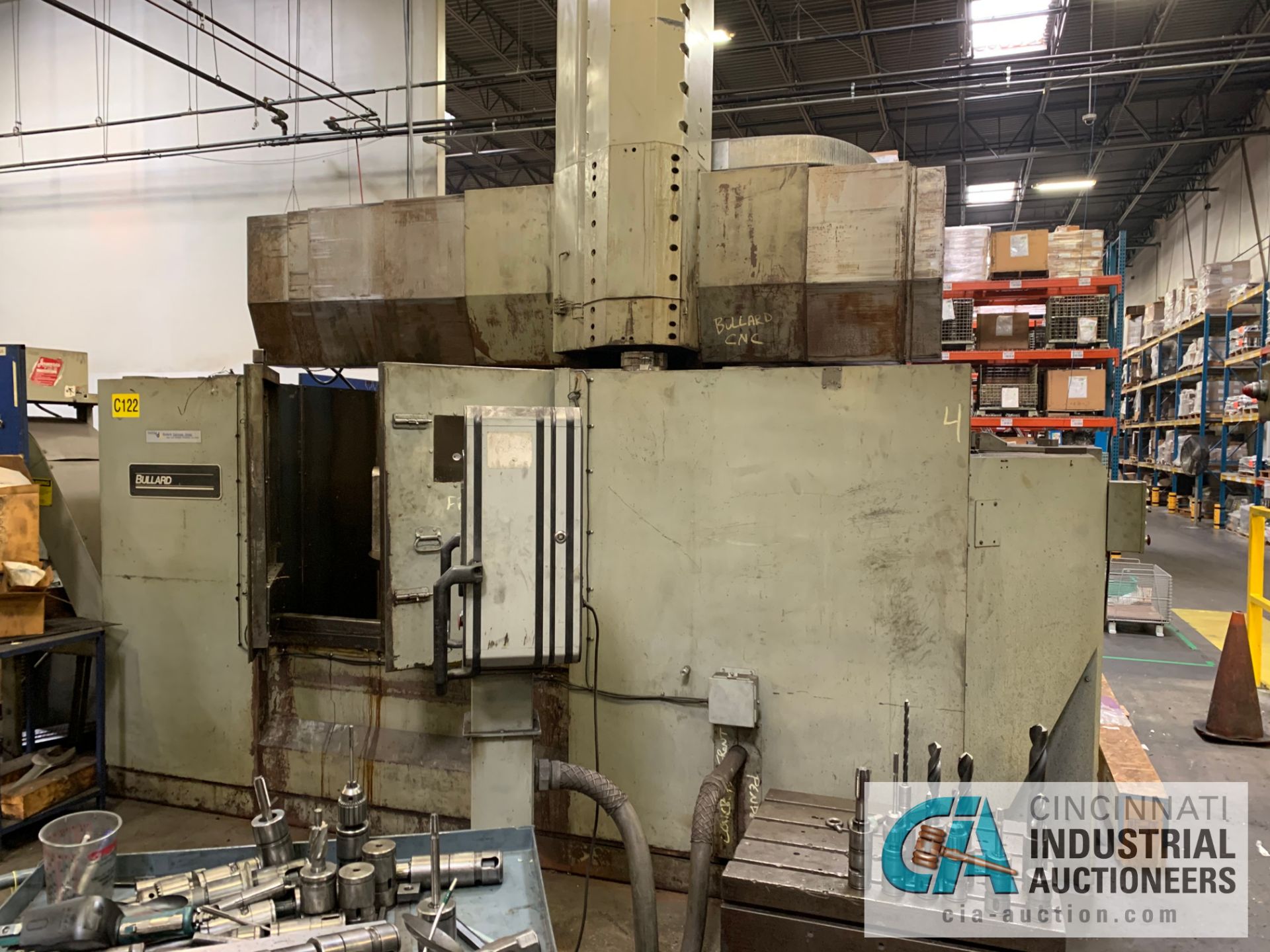 46" BULLARD / DEVLIEG CNC VERTICAL TURNING CENTER; ANUC SERIES 18-T CONTROL, 46" CHUCK, 54" MAX - Image 4 of 20