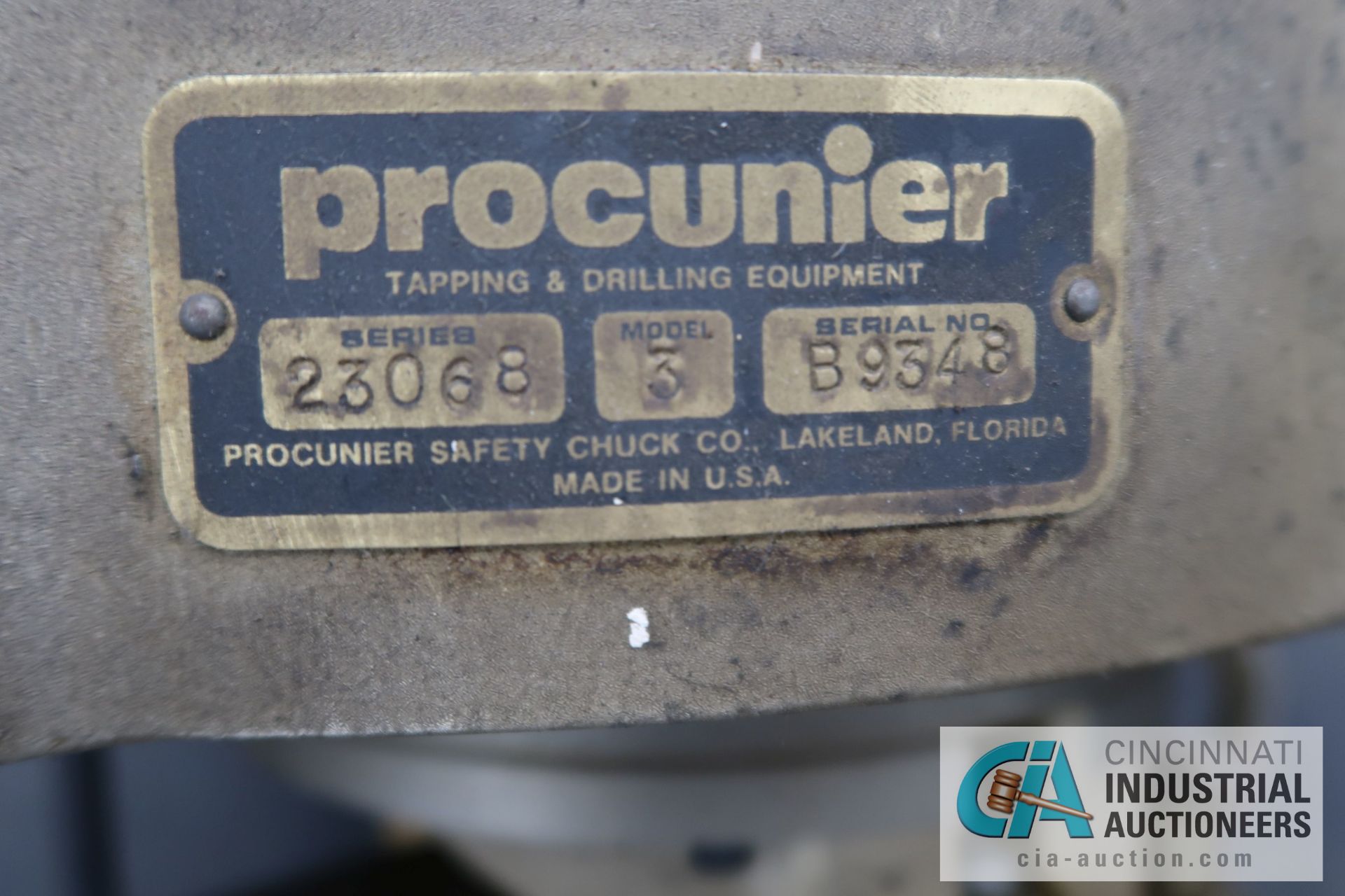 PROCUNIER MODEL 3 TAPPING HEAD - Image 3 of 3