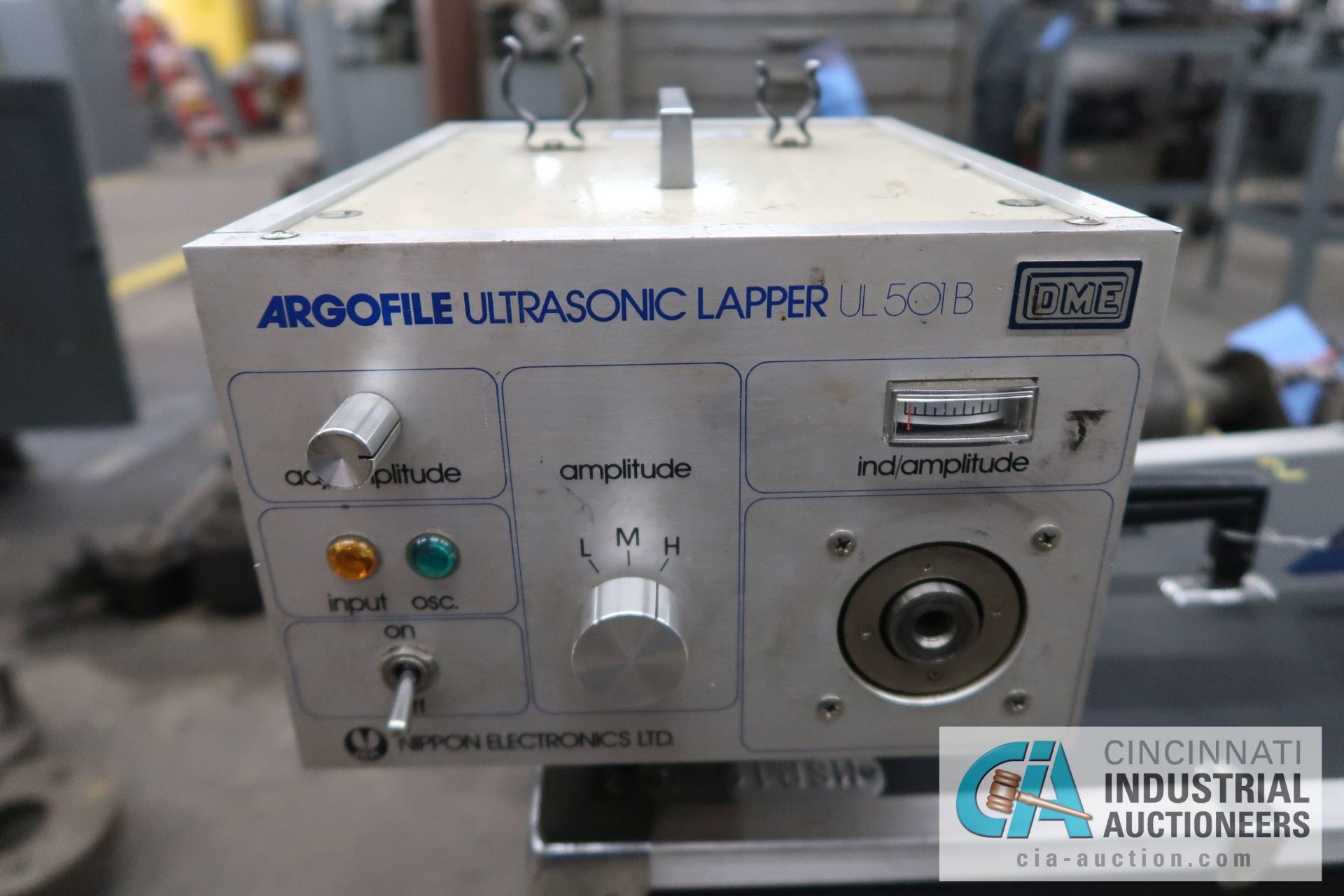 D-M-E MODEL UL-501B ARGOFILE ULTRASONIC LAPPER