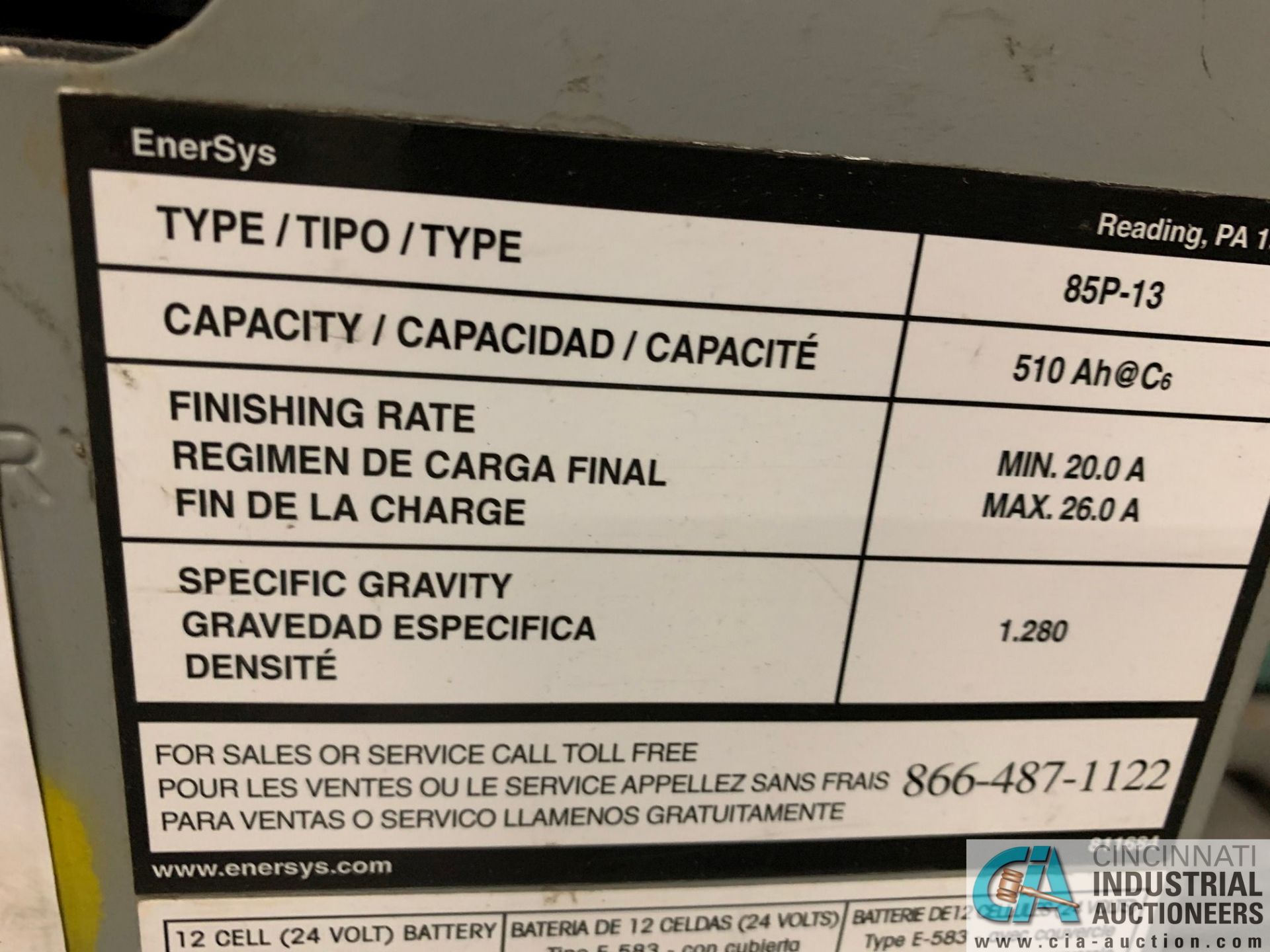 6,000 LB. CROWN MODEL PE-4000-60 RIDER TYPE ELECTRIC PALLET TRUCK; S/N 6A247534, NO KEY *OUT OF - Image 6 of 8