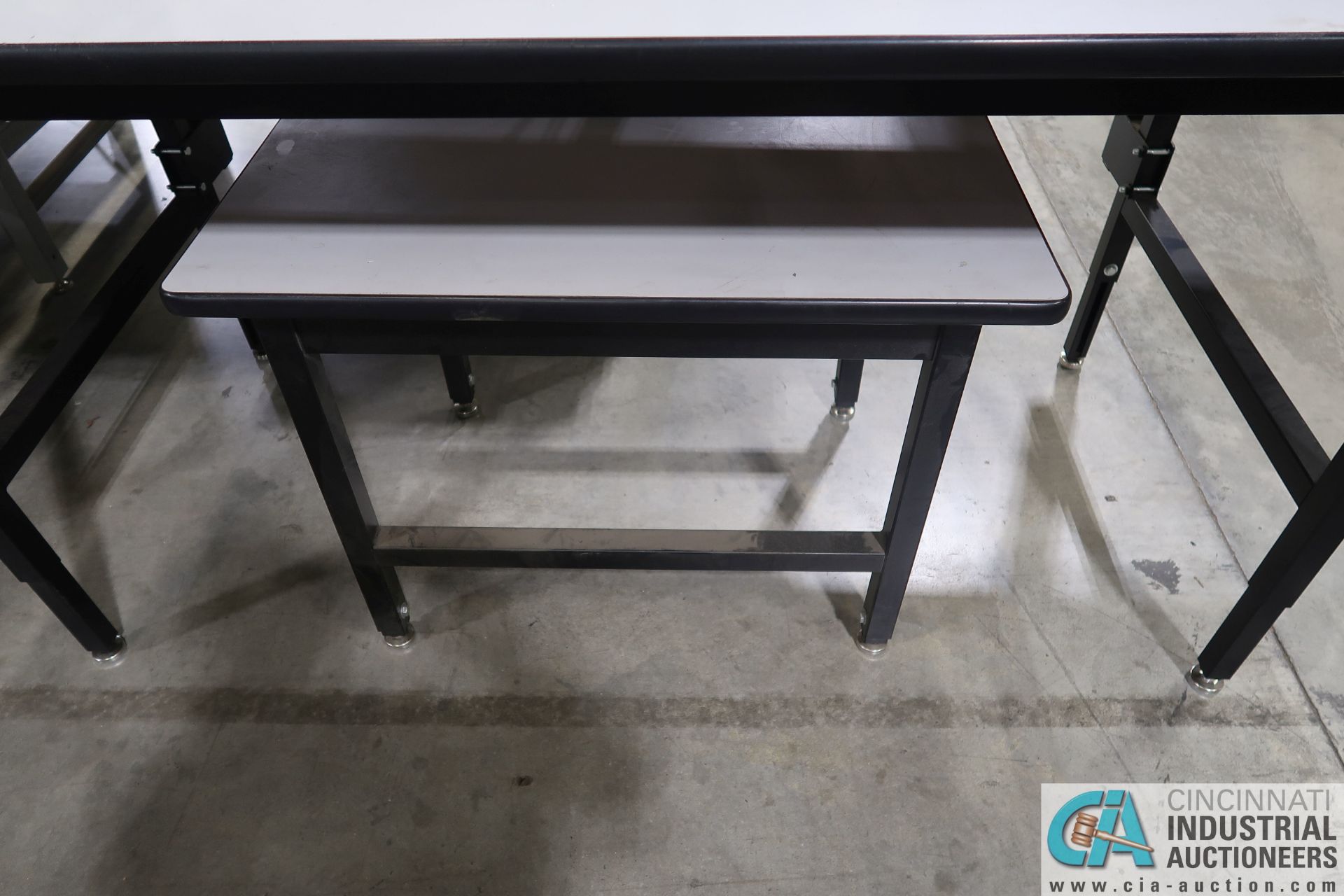 33" X 83" X 29" - 36" HEIGHT PEHNCO MODEL D-9000 PACKAGING WORKSTATION AND SCALE TABLE - Image 3 of 6