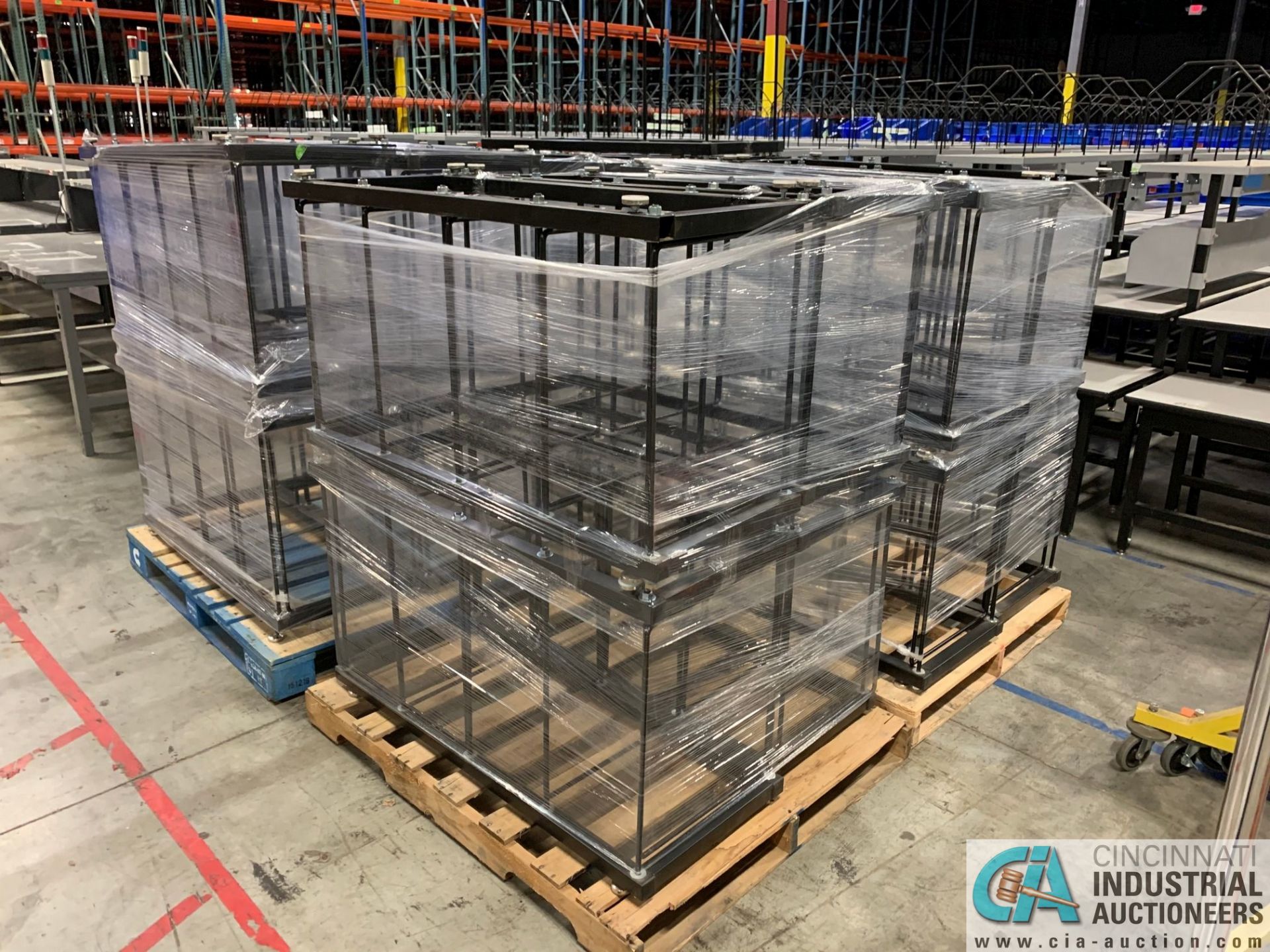 18" X 44" X 22" HIGH DEHNCO FLOOR CARTONING RACKS - (5) SKIDS TOTAL - Image 3 of 3