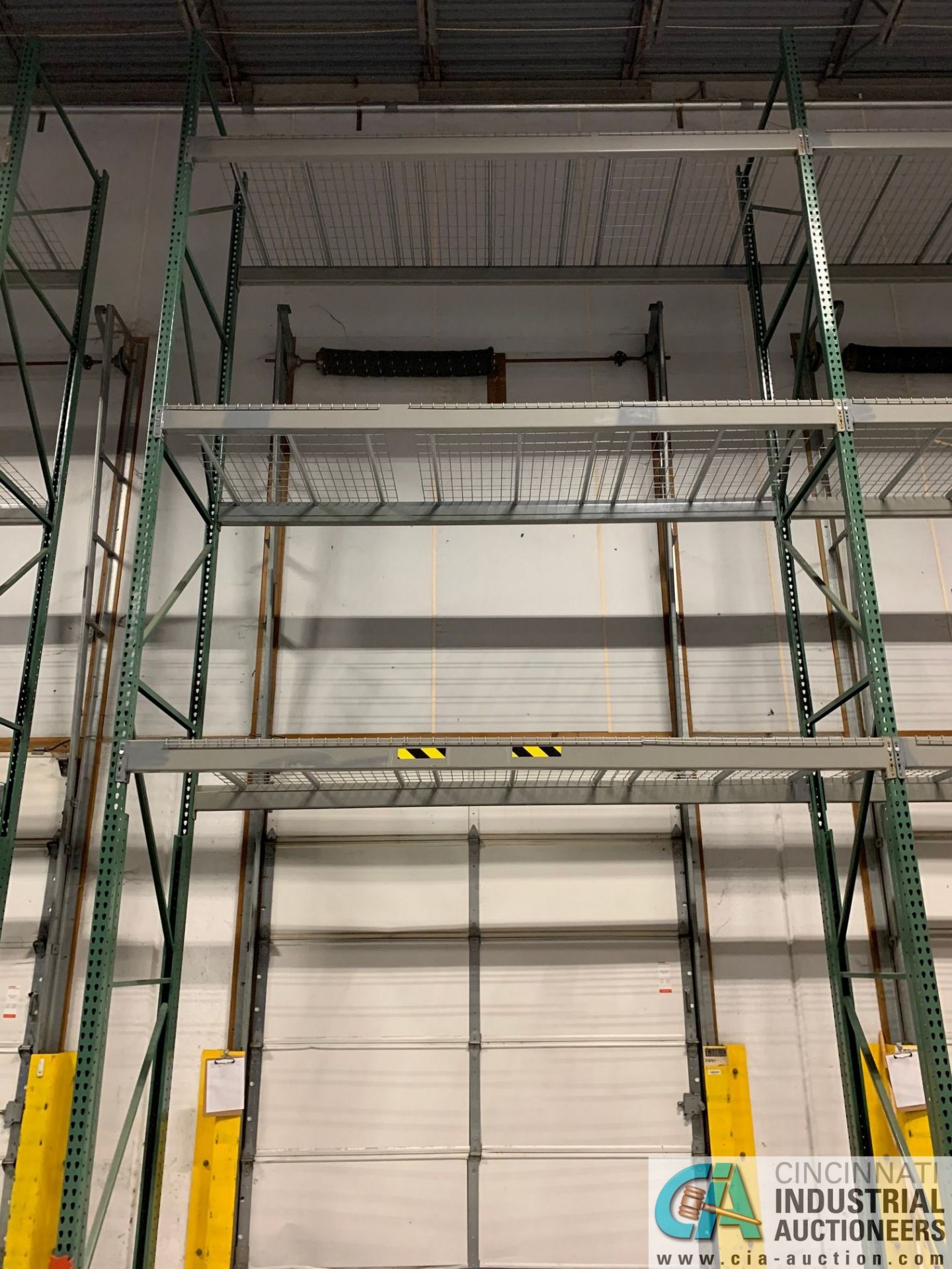 SECTIONS 48" X 24' HIGH TEAR-DROP STYLE ADJUSTABLE BEAM WIRE DECKING PALLET RACK, (6) CROSSMEMBER - Image 17 of 17