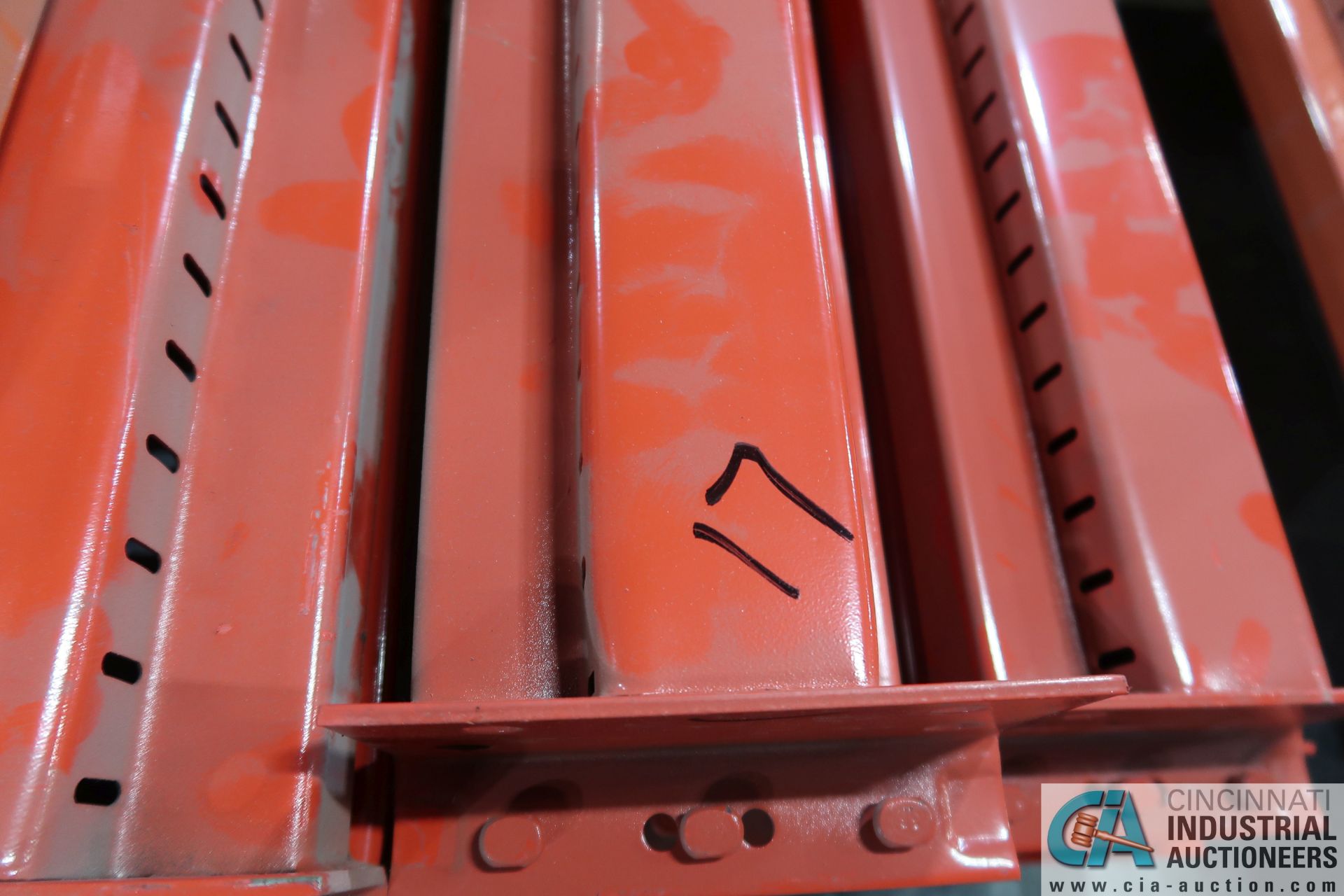 4" FACE X 96" LONG PALLET RACK STEP BEAMS - Image 3 of 3