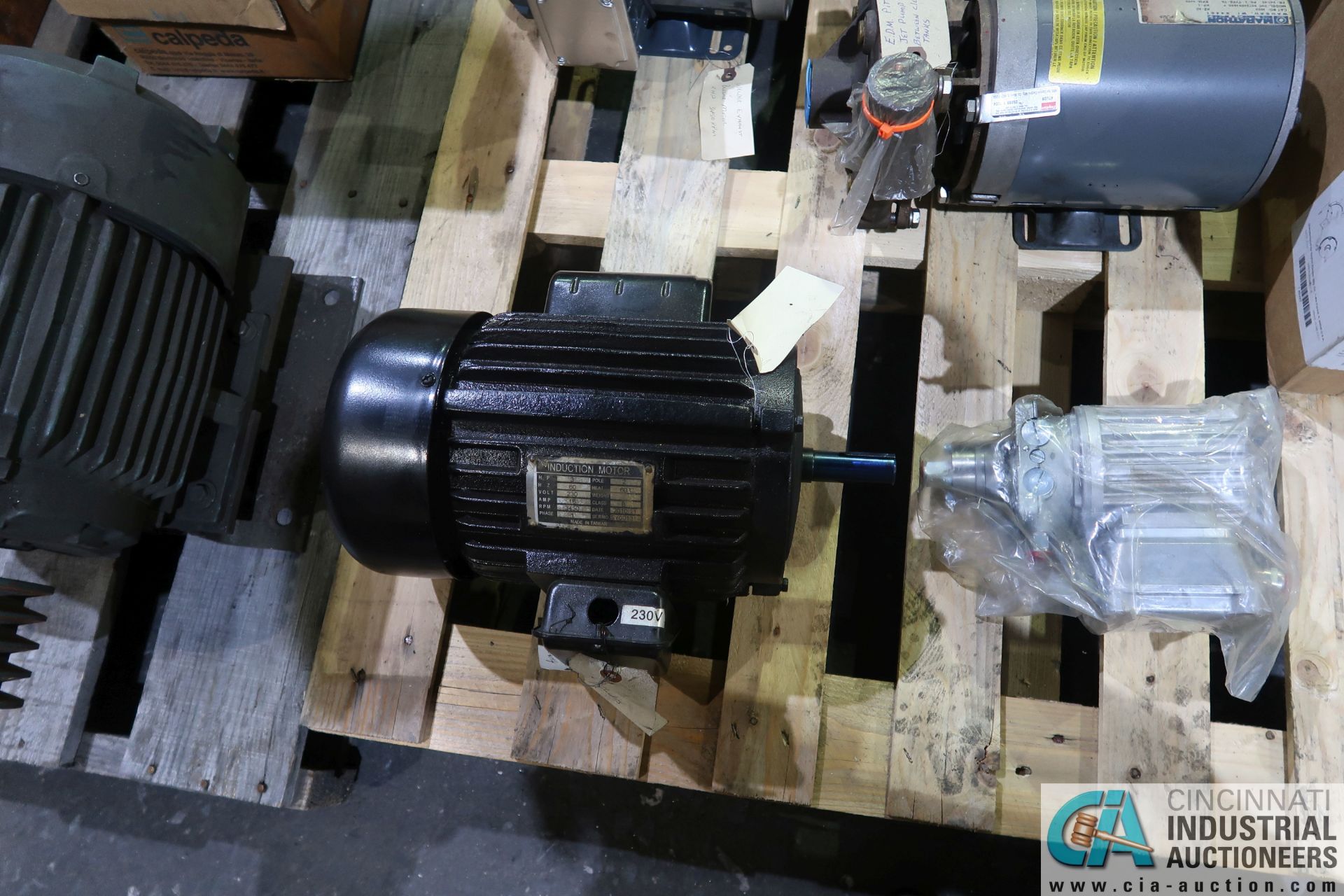 (LOT) (6) MISCELLANEOUS HP ELECTRIC MOTORS - Image 4 of 8