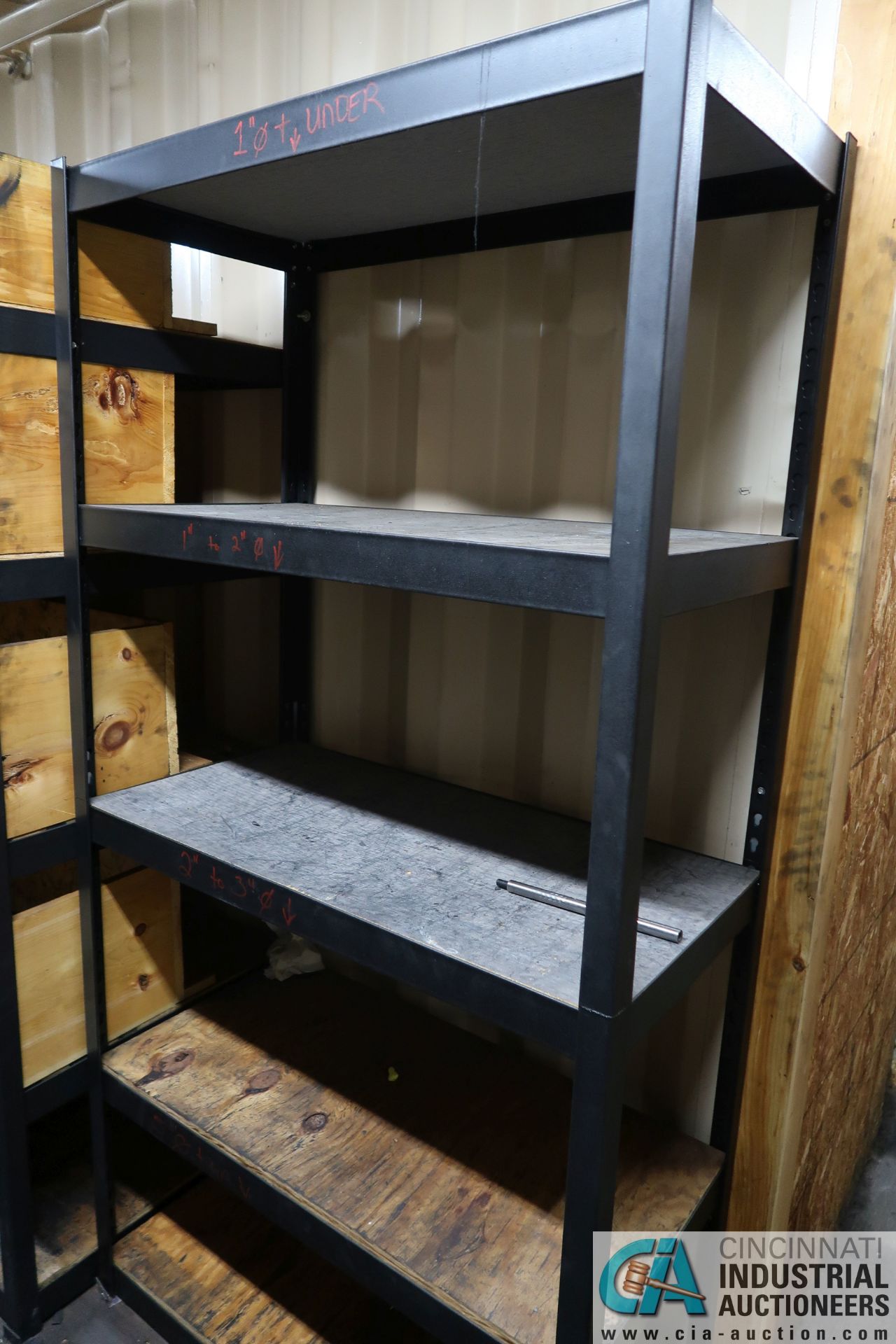 (LOT) (10) TOTAL SECTIONS: (7) 24" X 48" X 72" HIGH & (3) 24" X 36" X 72" HIGH STEEL SHELVING - Image 5 of 5