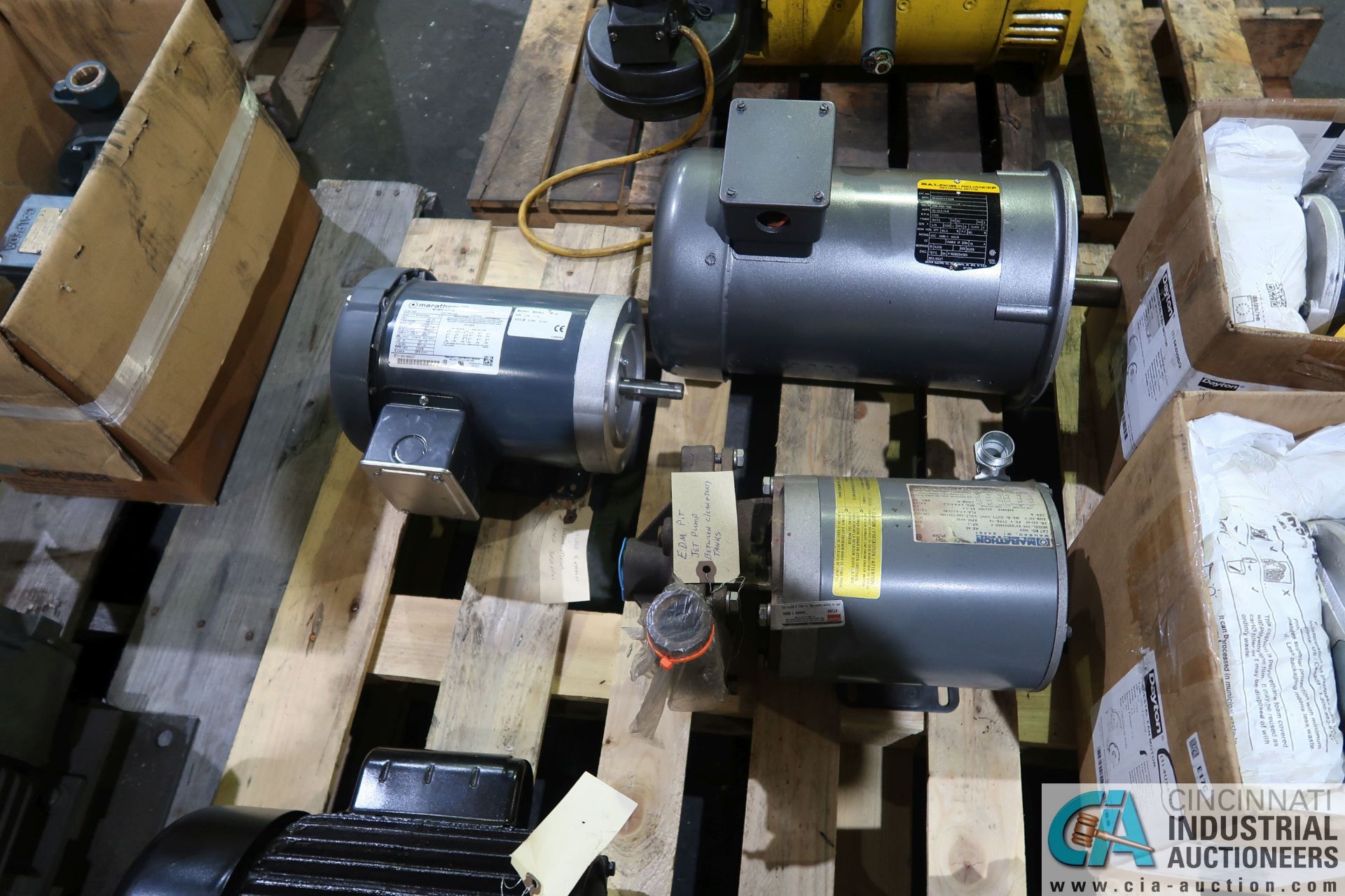 (LOT) (6) MISCELLANEOUS HP ELECTRIC MOTORS - Image 3 of 8