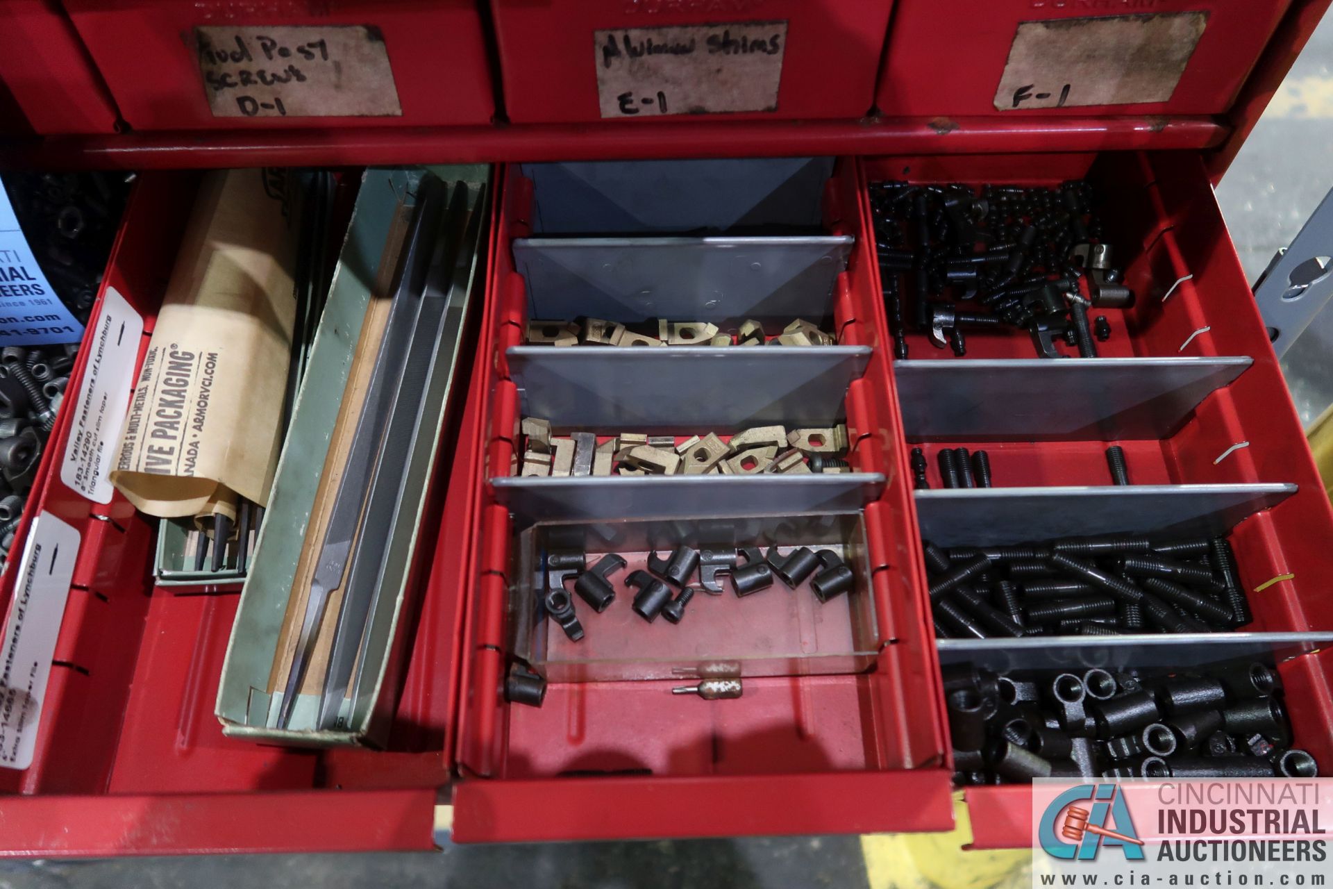 24-DRAWER GRAINGER TOOL CABINET AND CONTENTS - Image 3 of 7