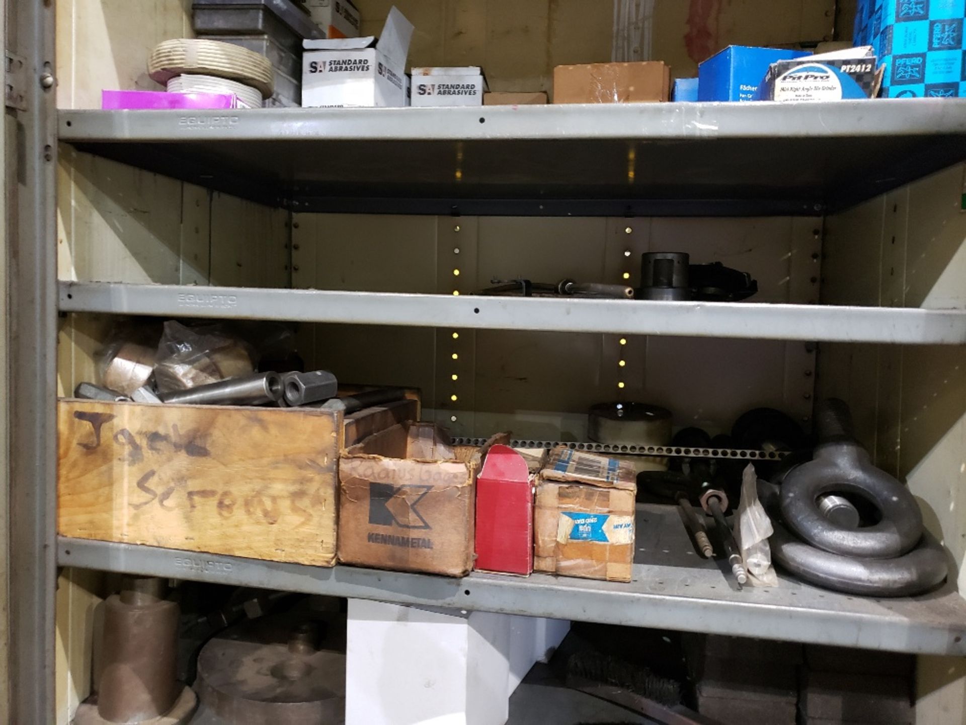 (LOT) MISCELLANEOUS SHOP SUPPLIES WITH CABINET - Image 3 of 8