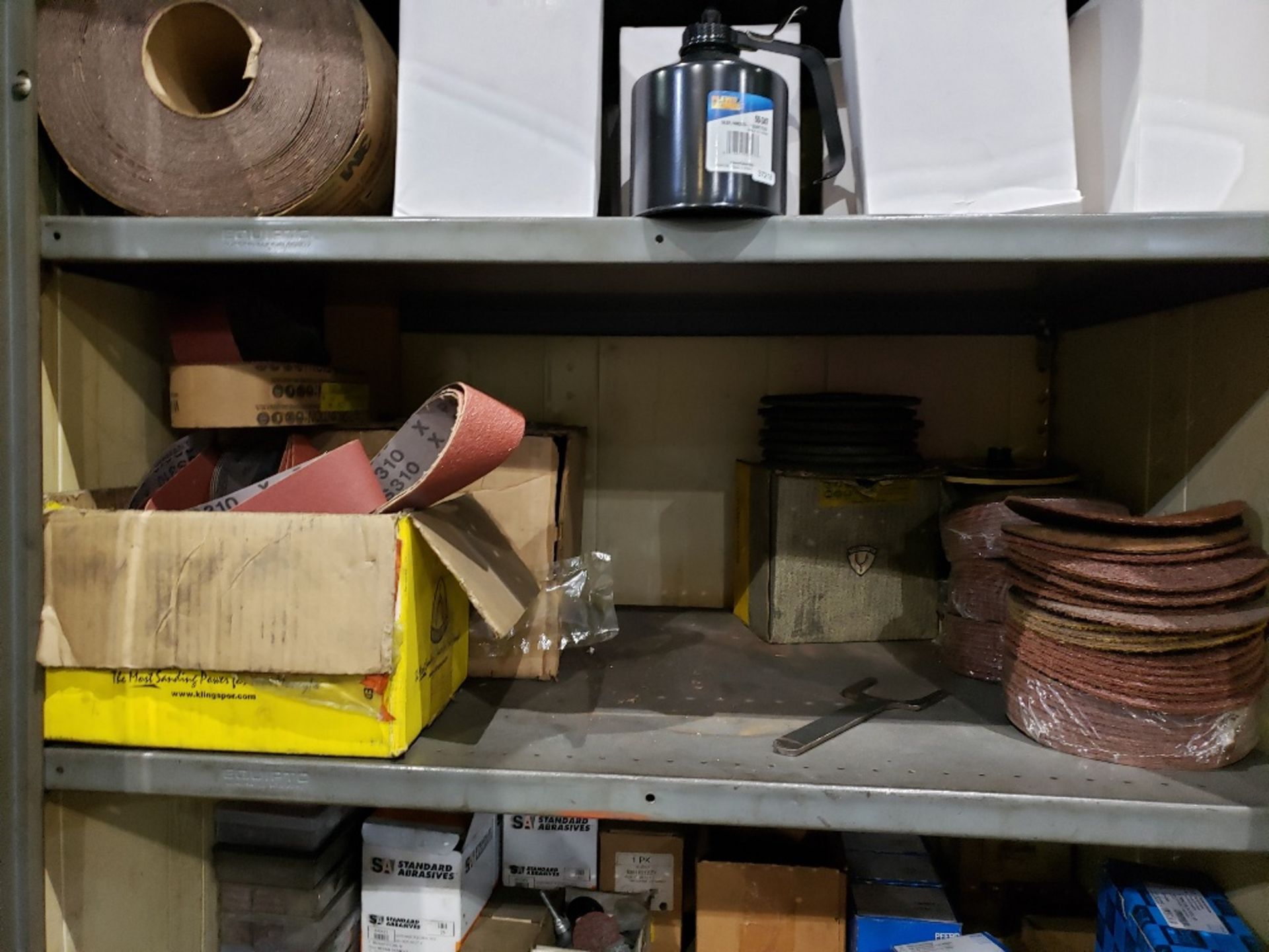 (LOT) MISCELLANEOUS SHOP SUPPLIES WITH CABINET - Image 5 of 8