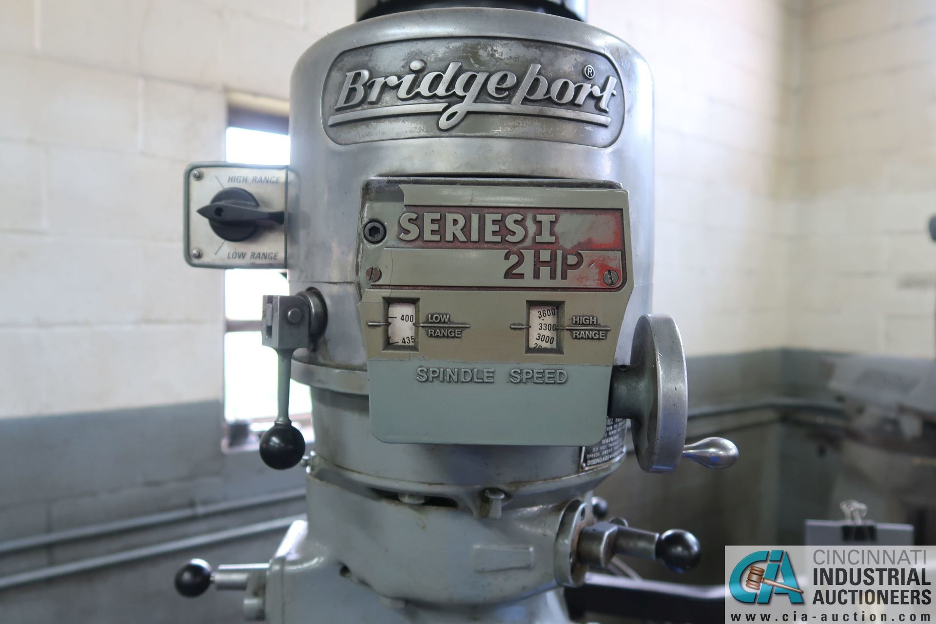 2-HP BRIDGEPORT SERIES II VERTICAL MILL; S/N 202981, PTF, DRO, W/ MILL VISE - Image 3 of 10