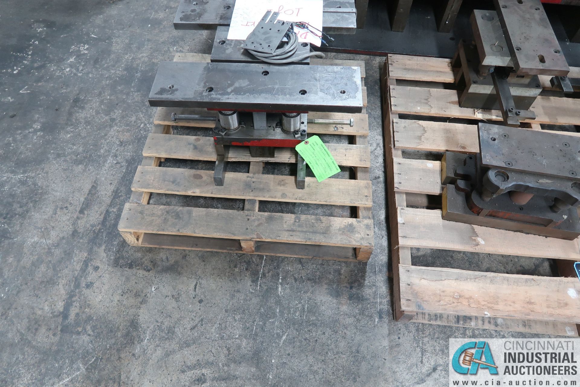 (LOT) LARGE QTY. PUNCH PRESS DIES IN (4) ROWS ON FLOOR - Image 13 of 34