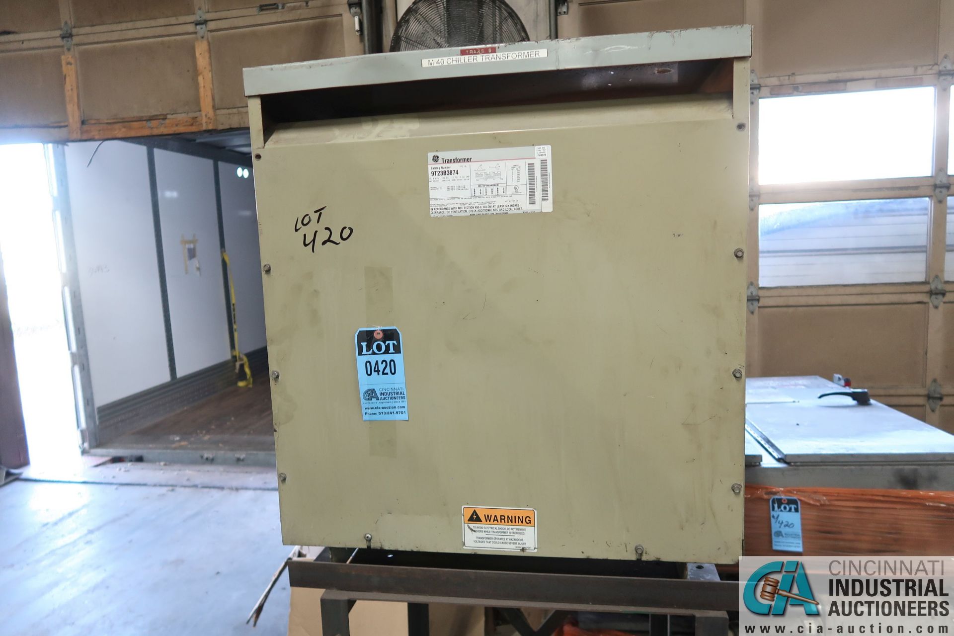 (LOT) ASSORTED ELECTRICAL: 75 KVA GE CAT. NO. 9T23B3874 TRANSFORMER & SKID DISCONNECTS - Image 2 of 4