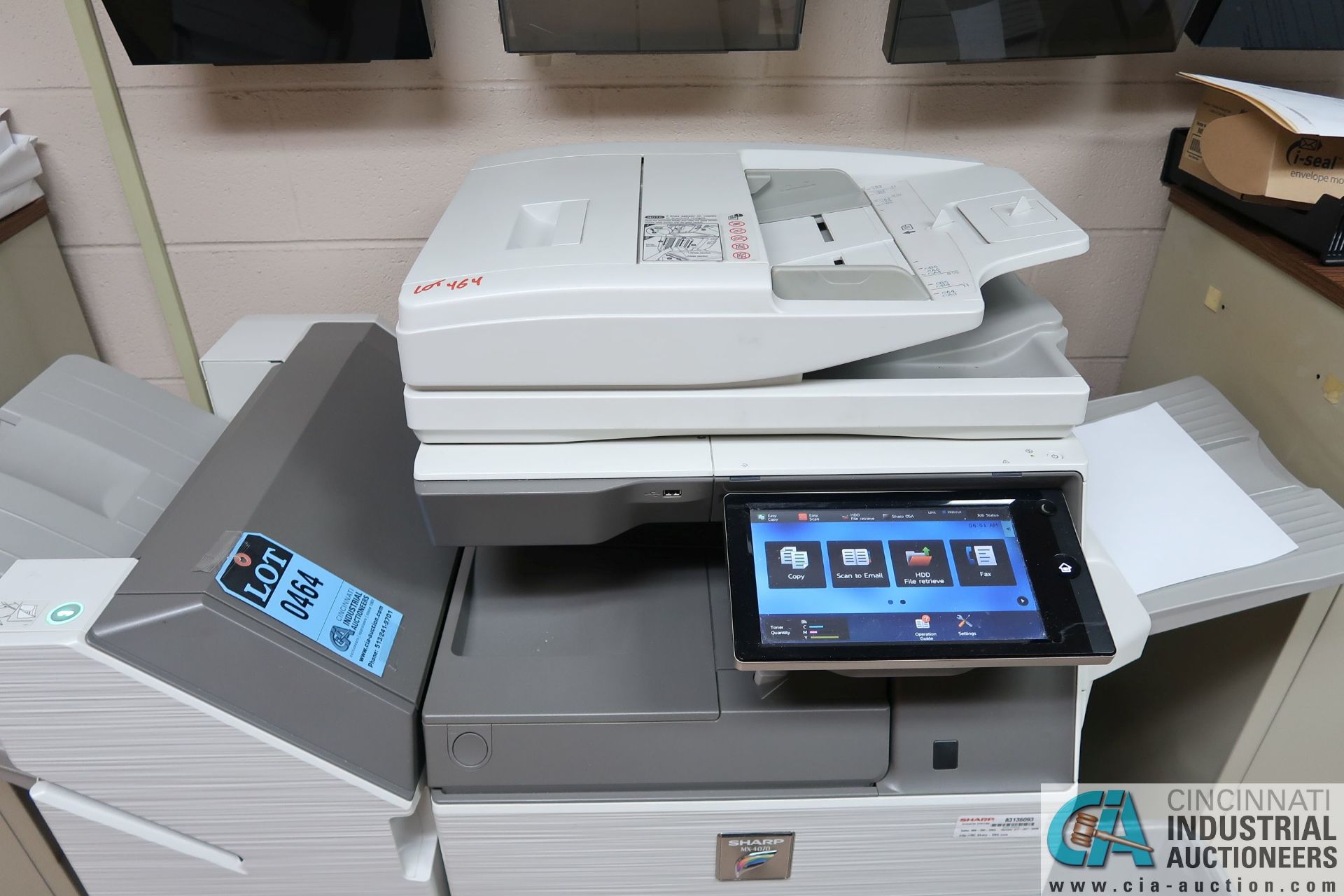 SHARP MODEL MX4070 COLOR COPIER W/ DUPLEXER - Image 3 of 4