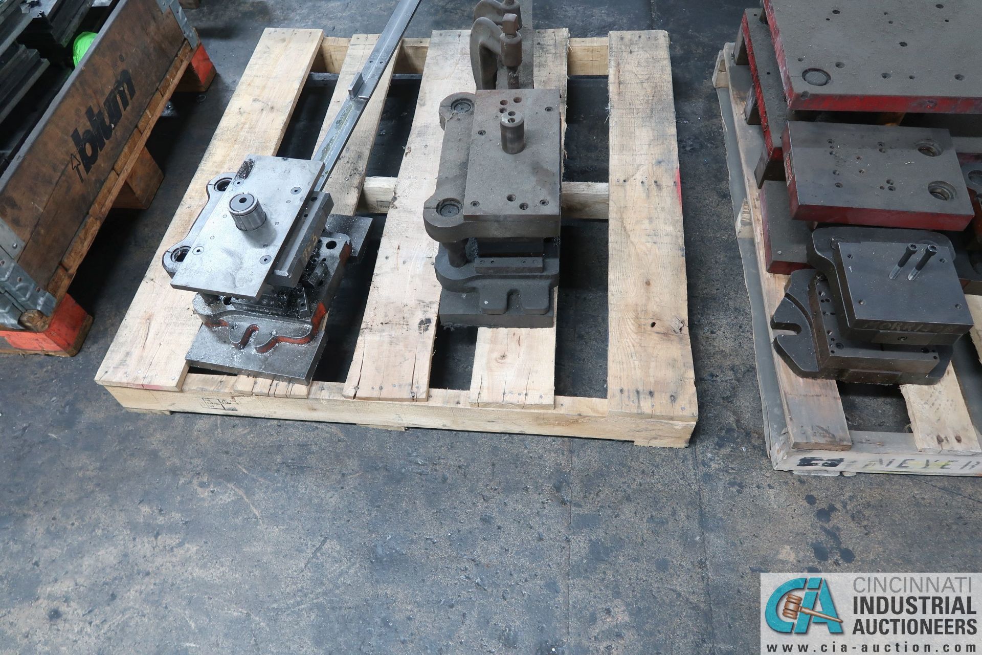 (LOT) LARGE QTY. PUNCH PRESS DIES IN (4) ROWS ON FLOOR - Image 5 of 34