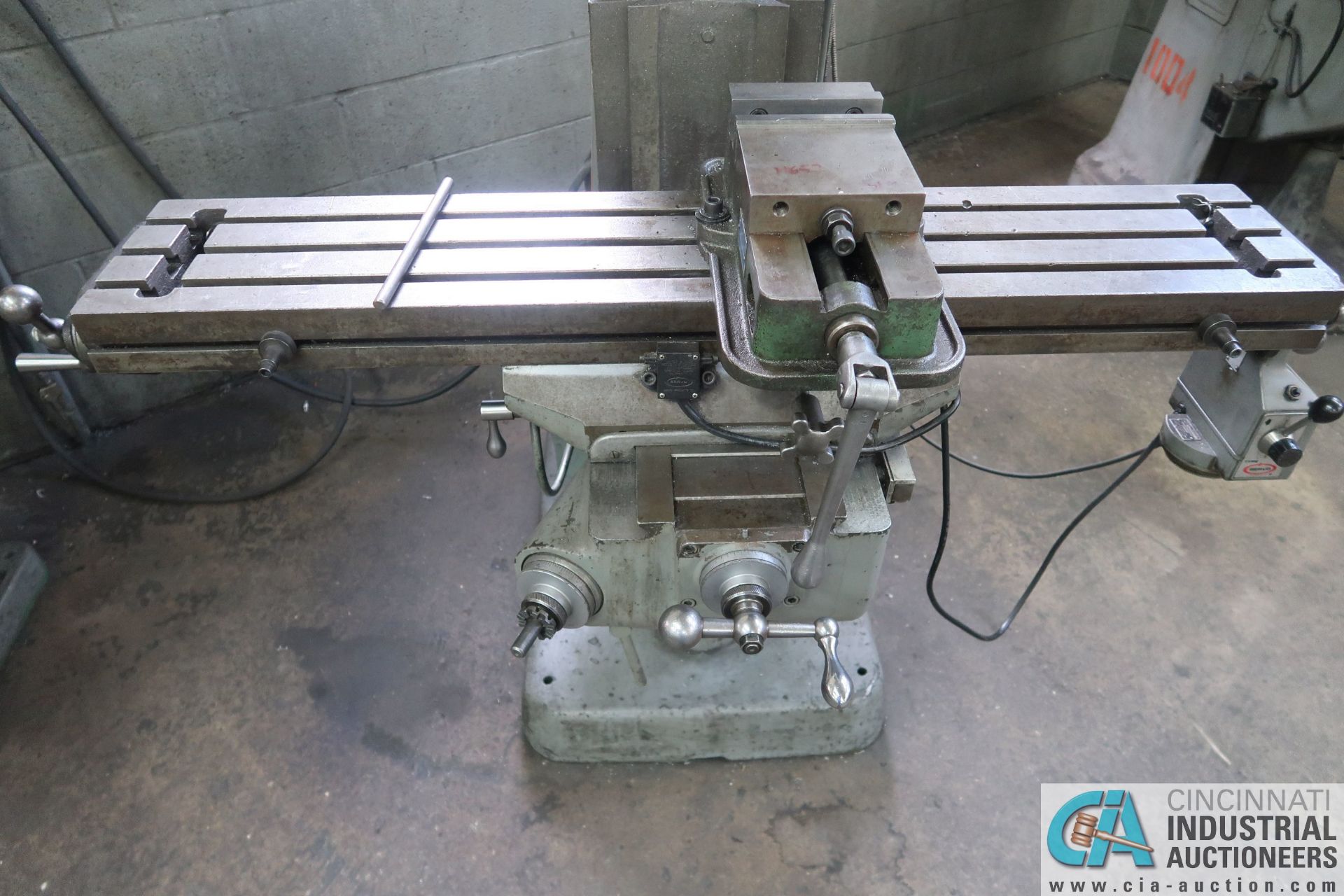 2-HP BRIDGEPORT SERIES II VERTICAL MILL; S/N 202981, PTF, DRO, W/ MILL VISE - Image 5 of 10