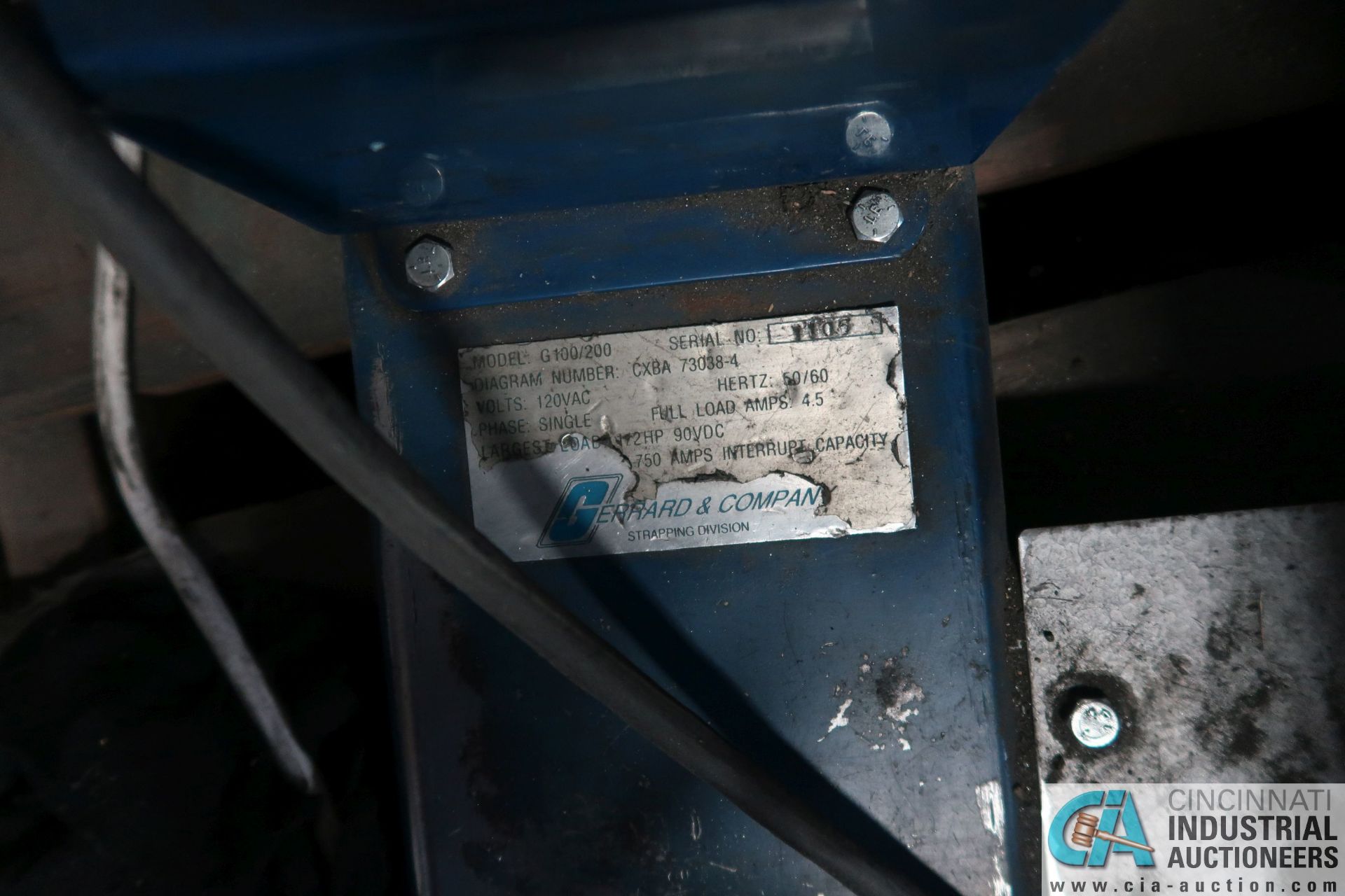 LERRAND PALLET STRETCH WRAP MACHINE; 60" DIAMETER - Image 4 of 4