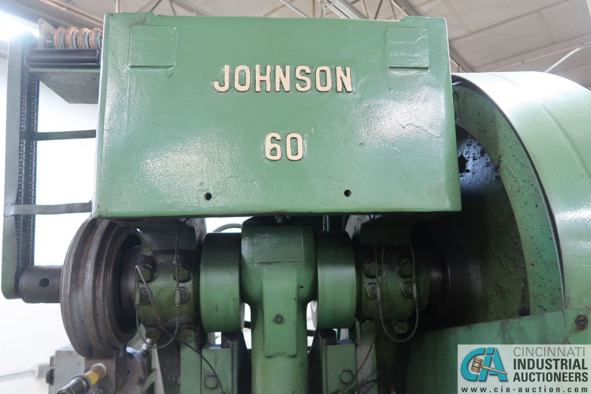 60 TON JOHNSON - SOUTHBEND OBI PRESS; S/N 33100, 4" STROKE - Image 2 of 13