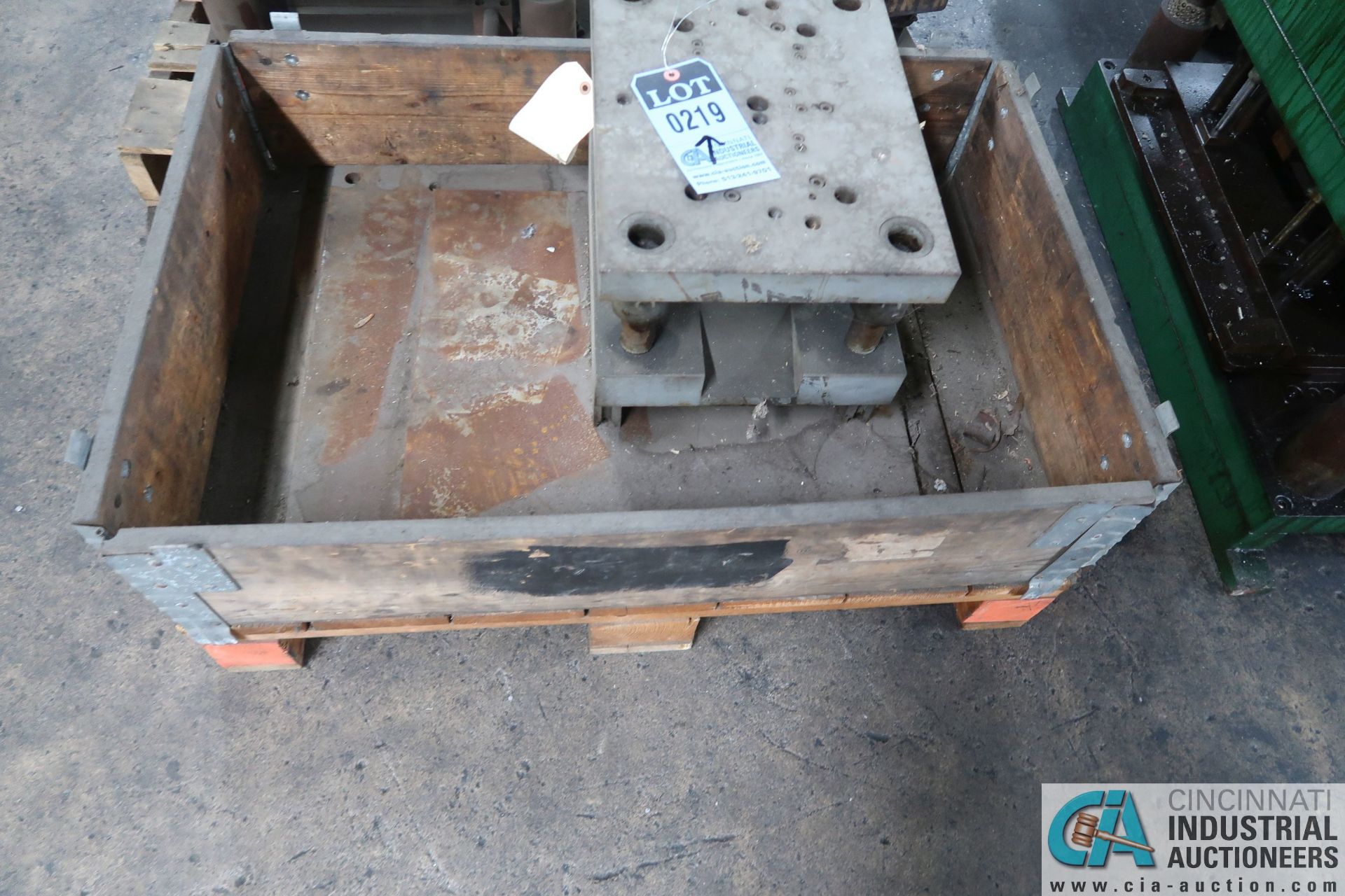 (LOT) LARGE QTY. PUNCH PRESS DIES IN (4) ROWS ON FLOOR - Image 2 of 34