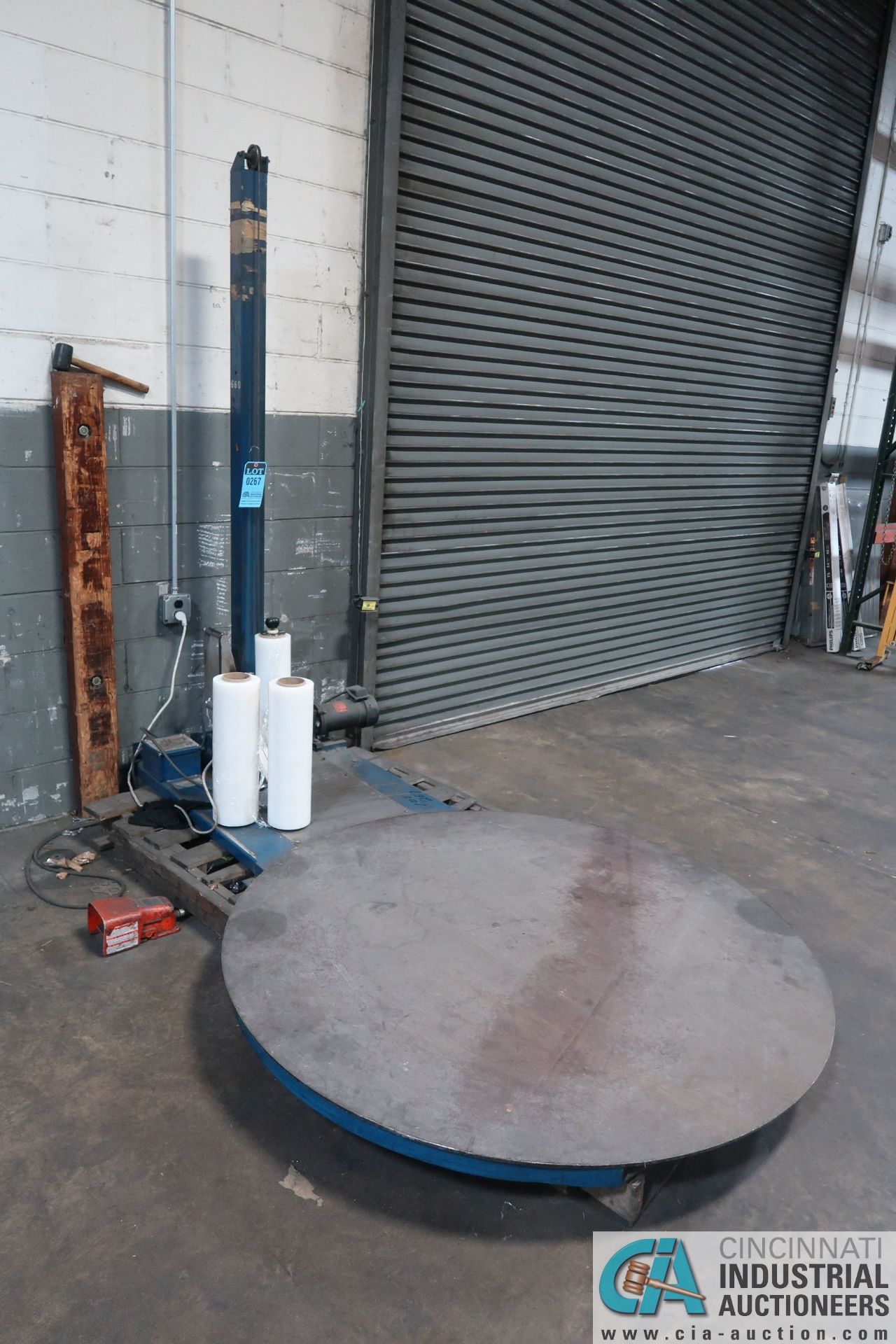 LERRAND PALLET STRETCH WRAP MACHINE; 60" DIAMETER