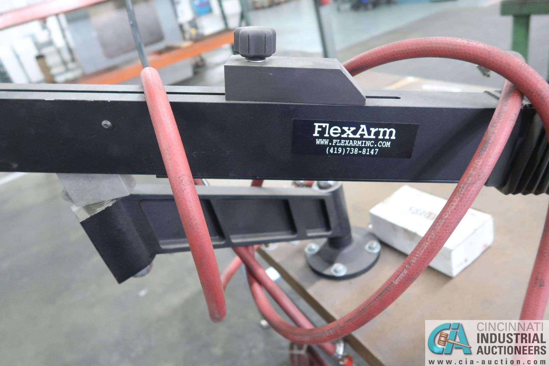 FLEX-ARM TAPPER W/ 36" X 72" TABLE - Image 4 of 4