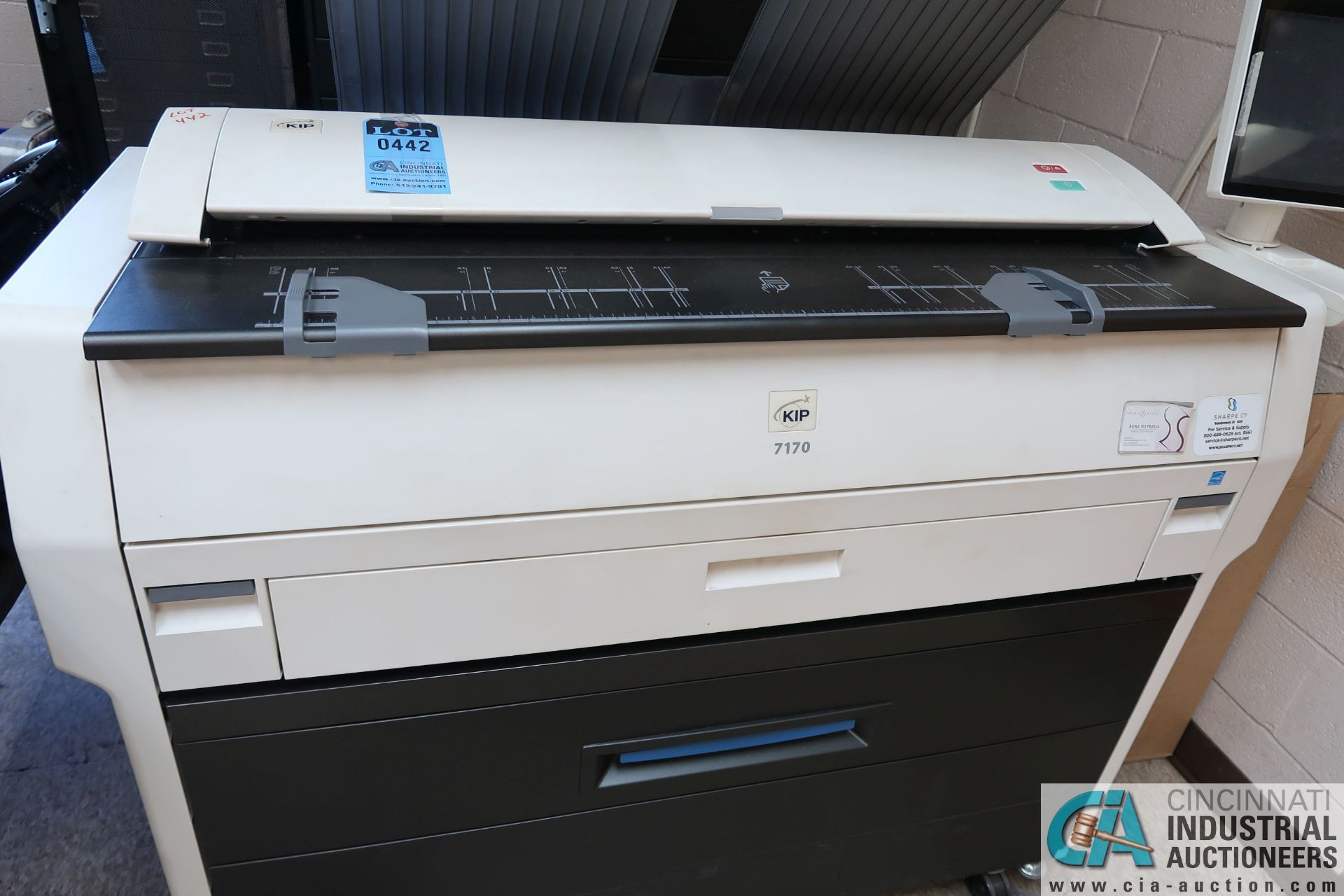 46" KIP MODEL 7170 PLOTTER W/ SUPPLIES - Image 2 of 4