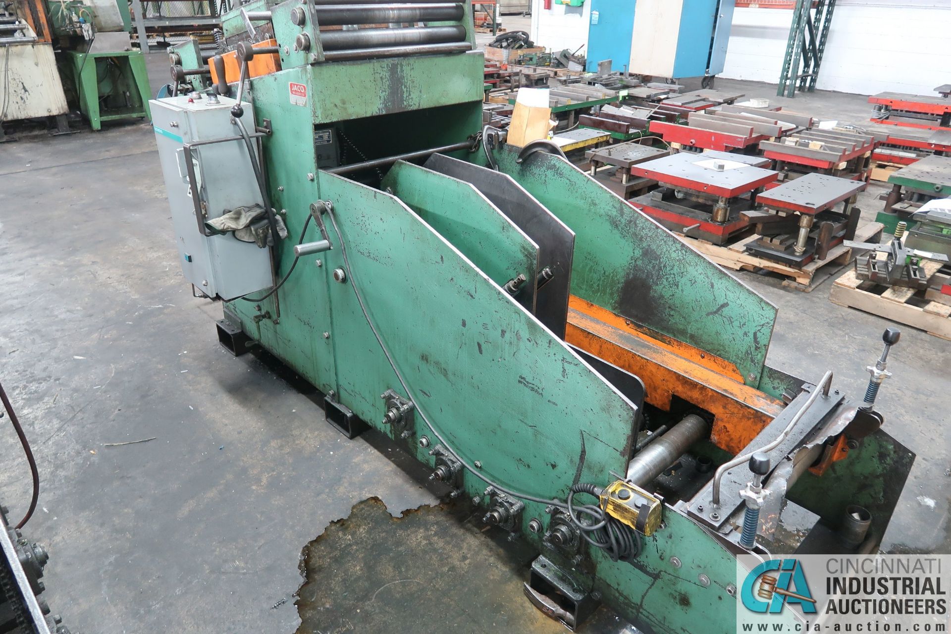 **16" X 4,000 LB. JACO COIL CRADLE STRAIGHTENER **SUBJECT TO OVERALL BID AT LOT 223** - Image 6 of 7