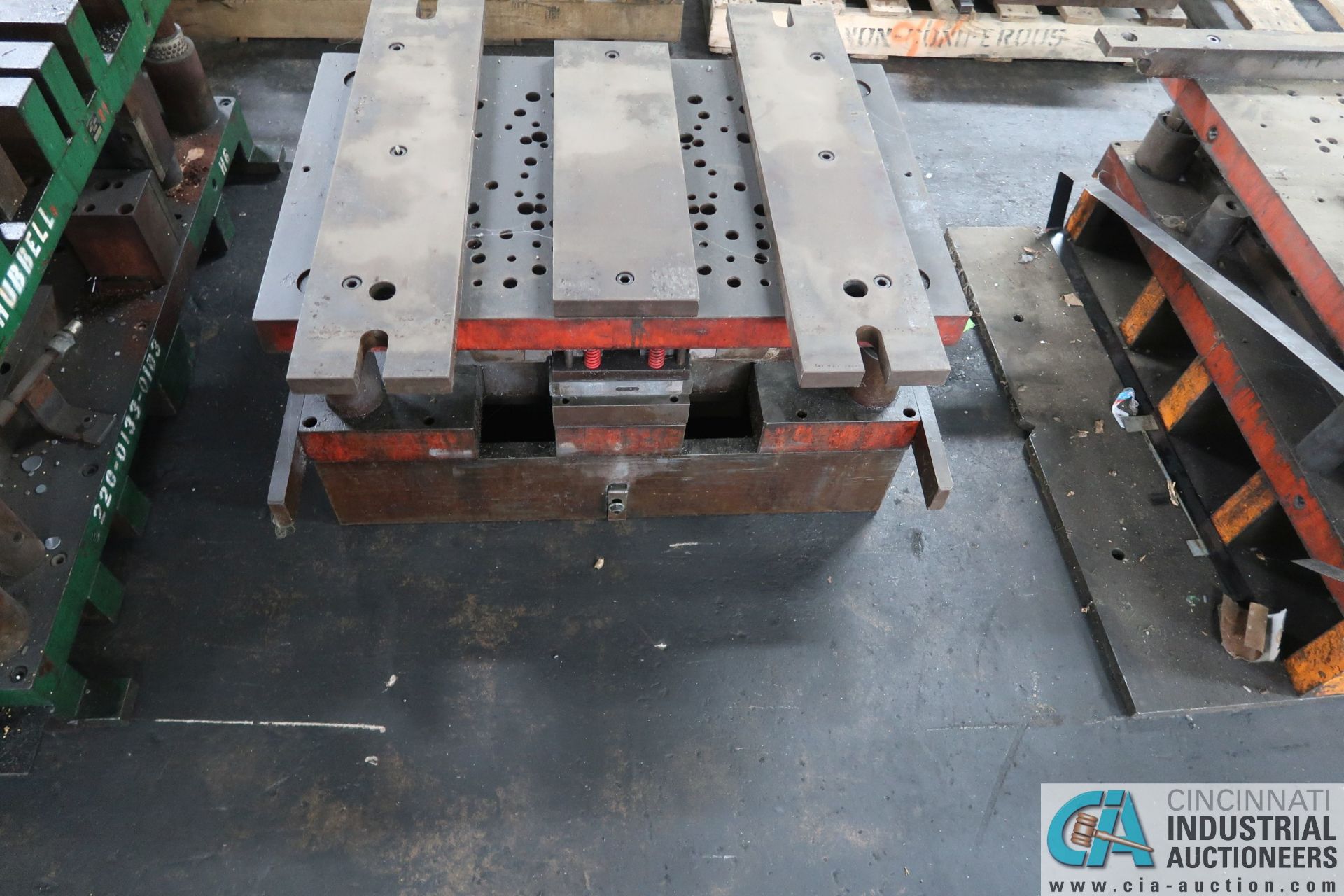 (LOT) LARGE QTY. PUNCH PRESS DIES IN (4) ROWS ON FLOOR - Image 17 of 34