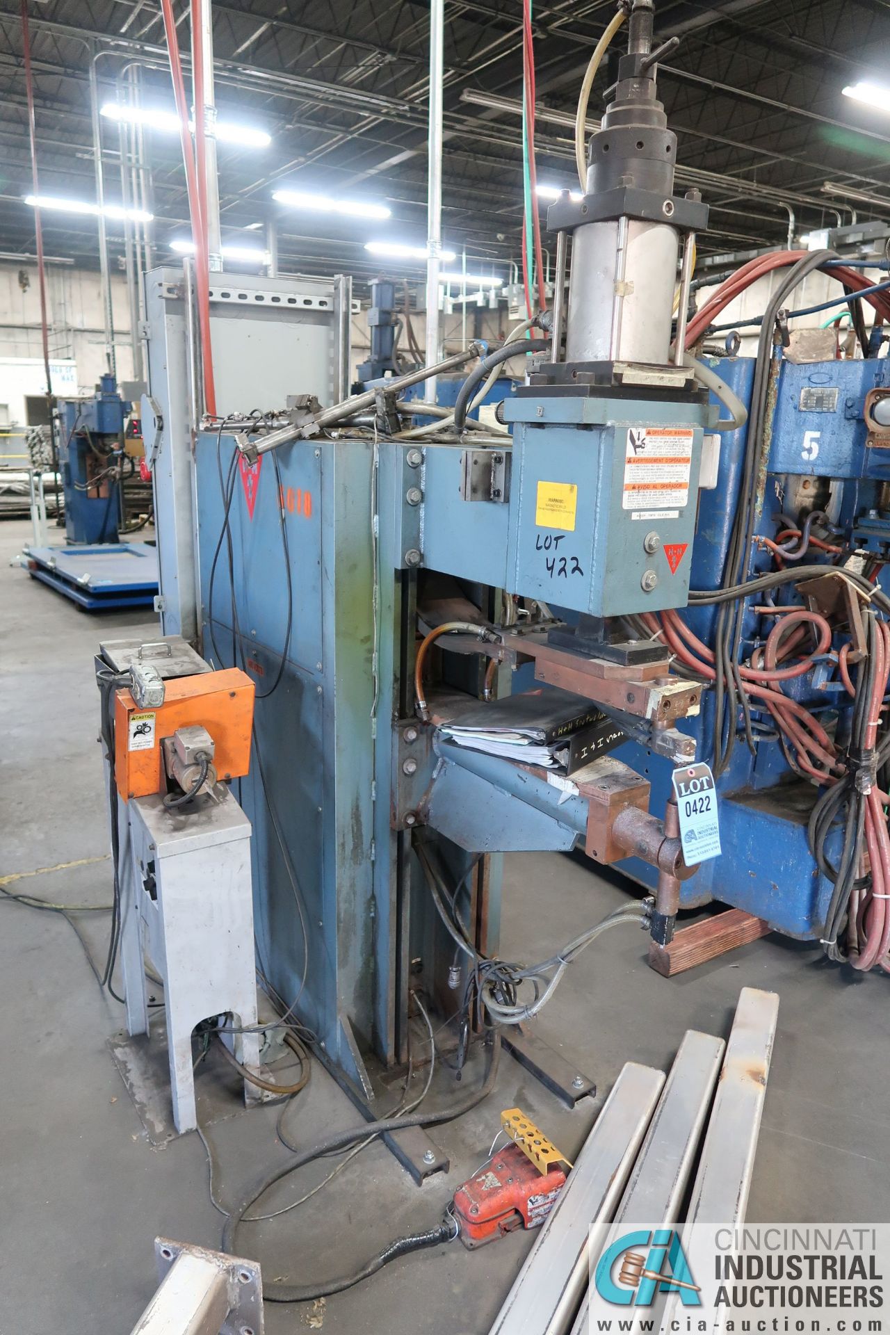 120 KVA H&H PRESS TYPE SPOT WELDER; S/N H6058