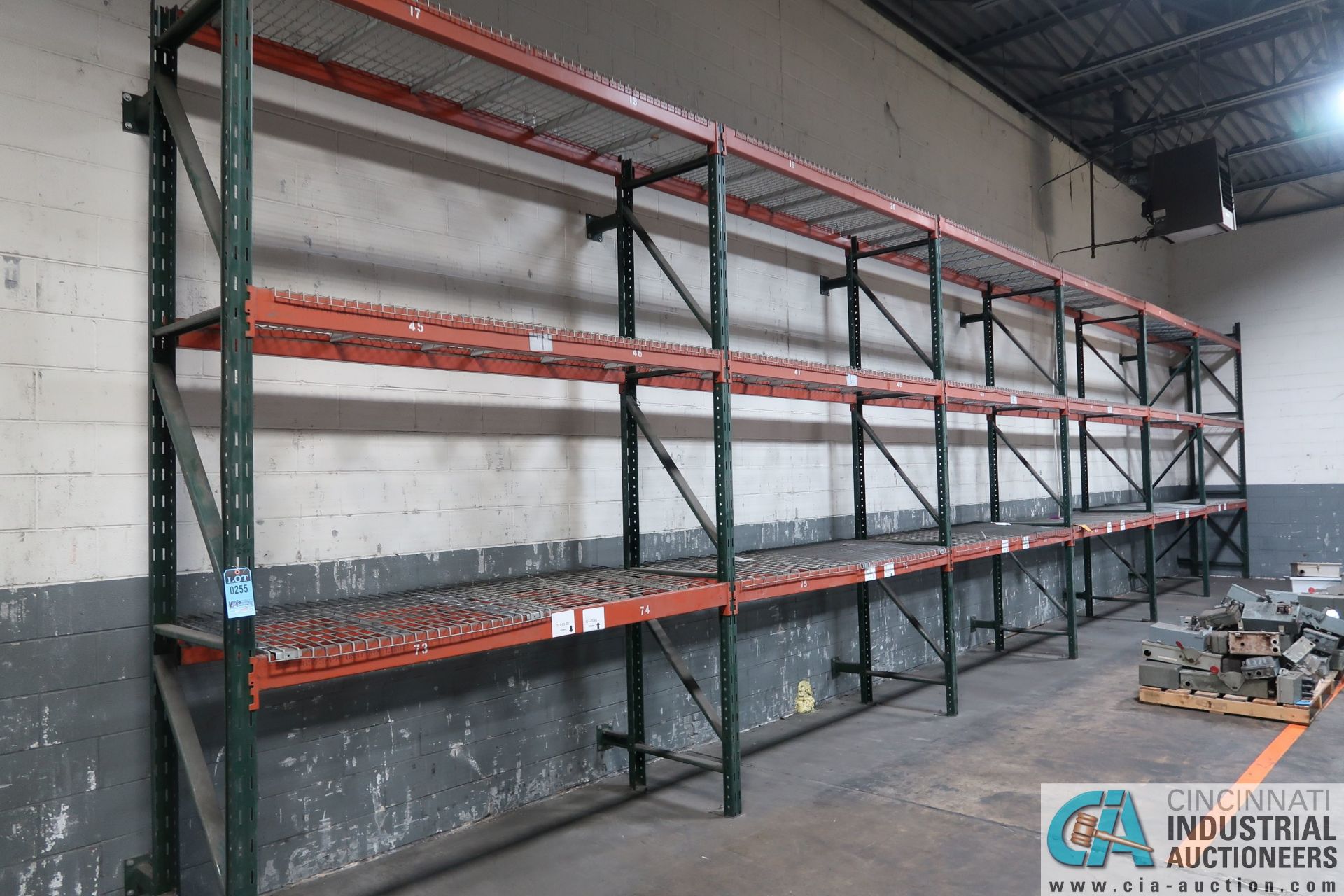 SECTIONS 32" X 120" X 12' PALLET RACK